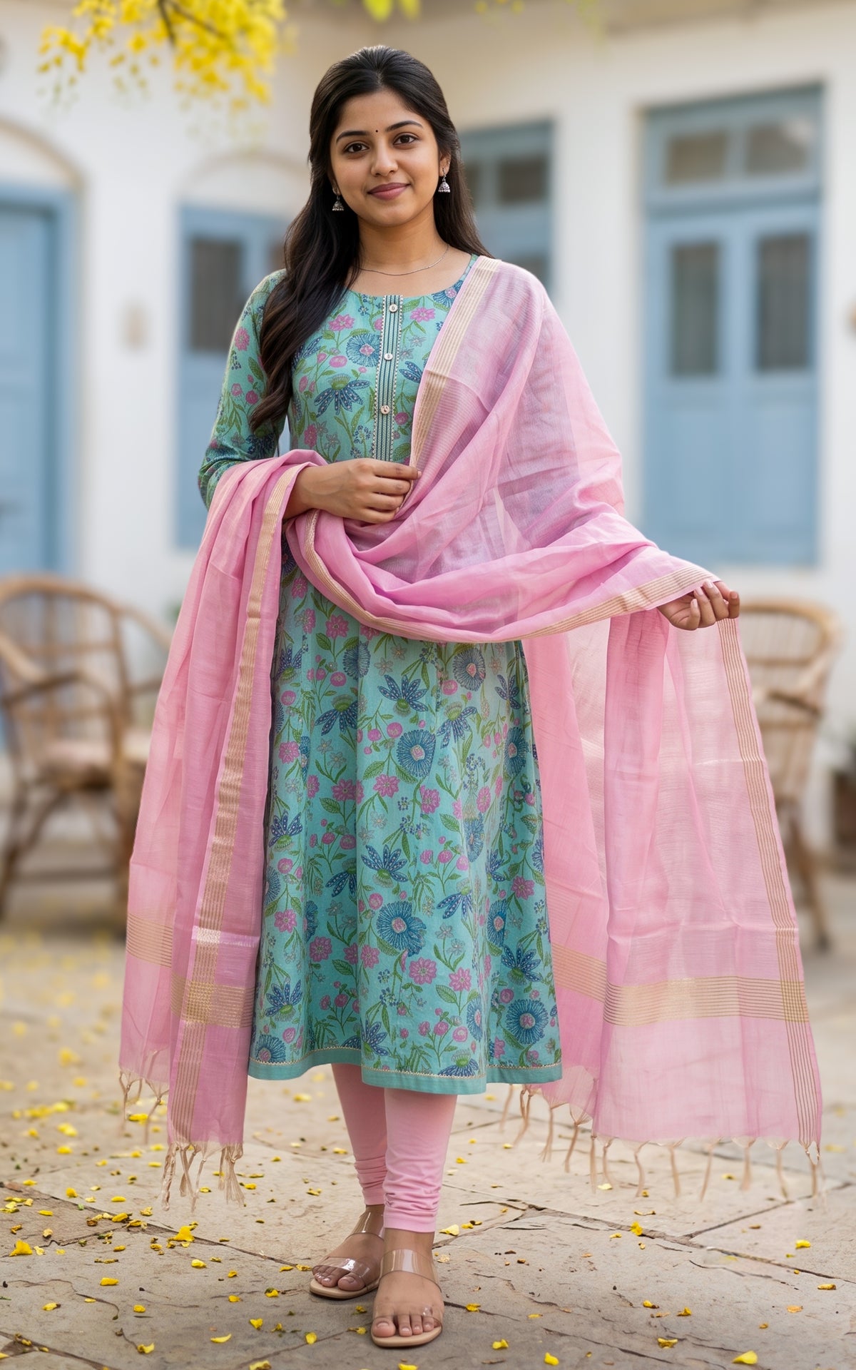 Sharvitha (Kurti+Dupatta)