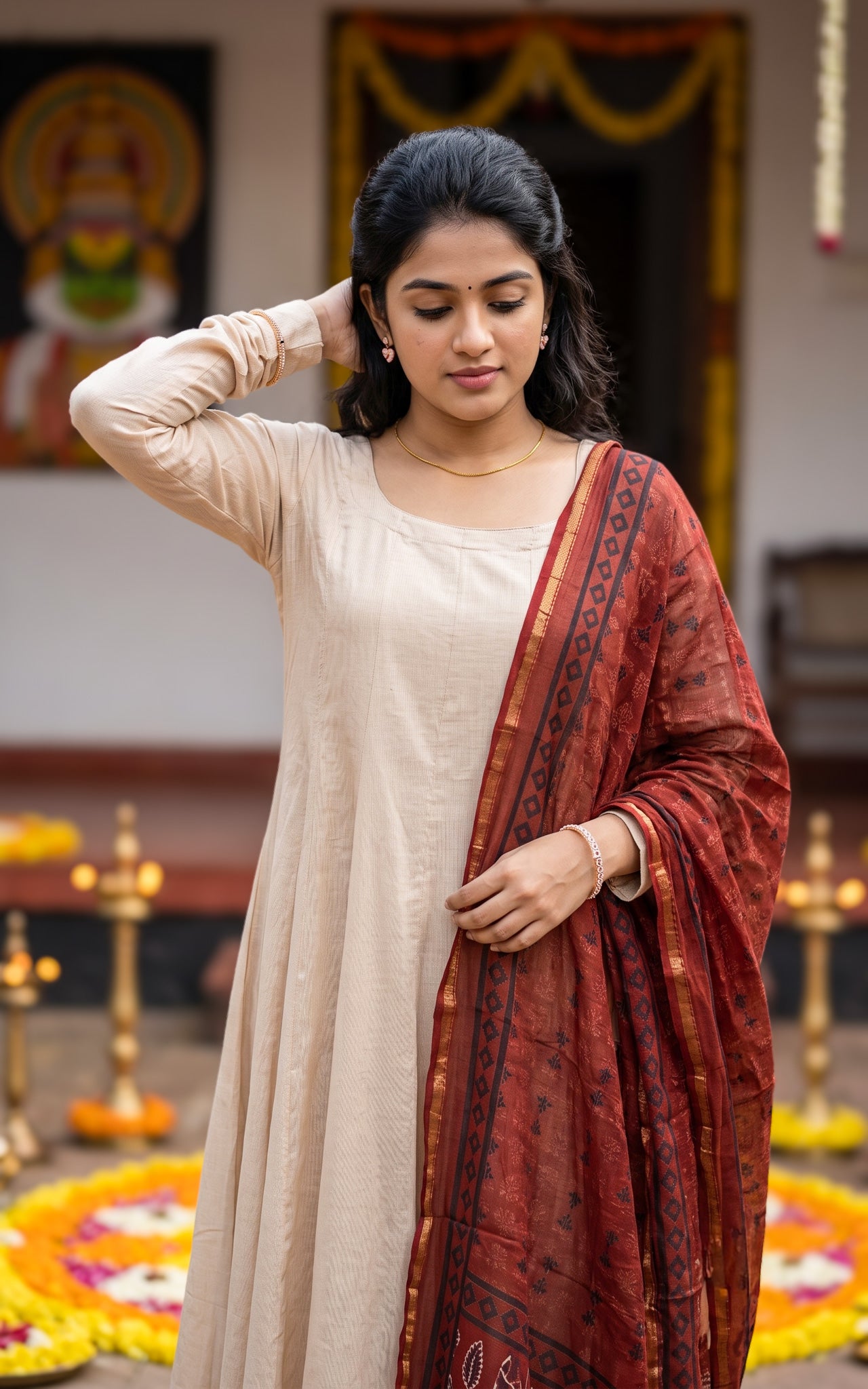 Nilavilakku (Kurti+Dupatta)