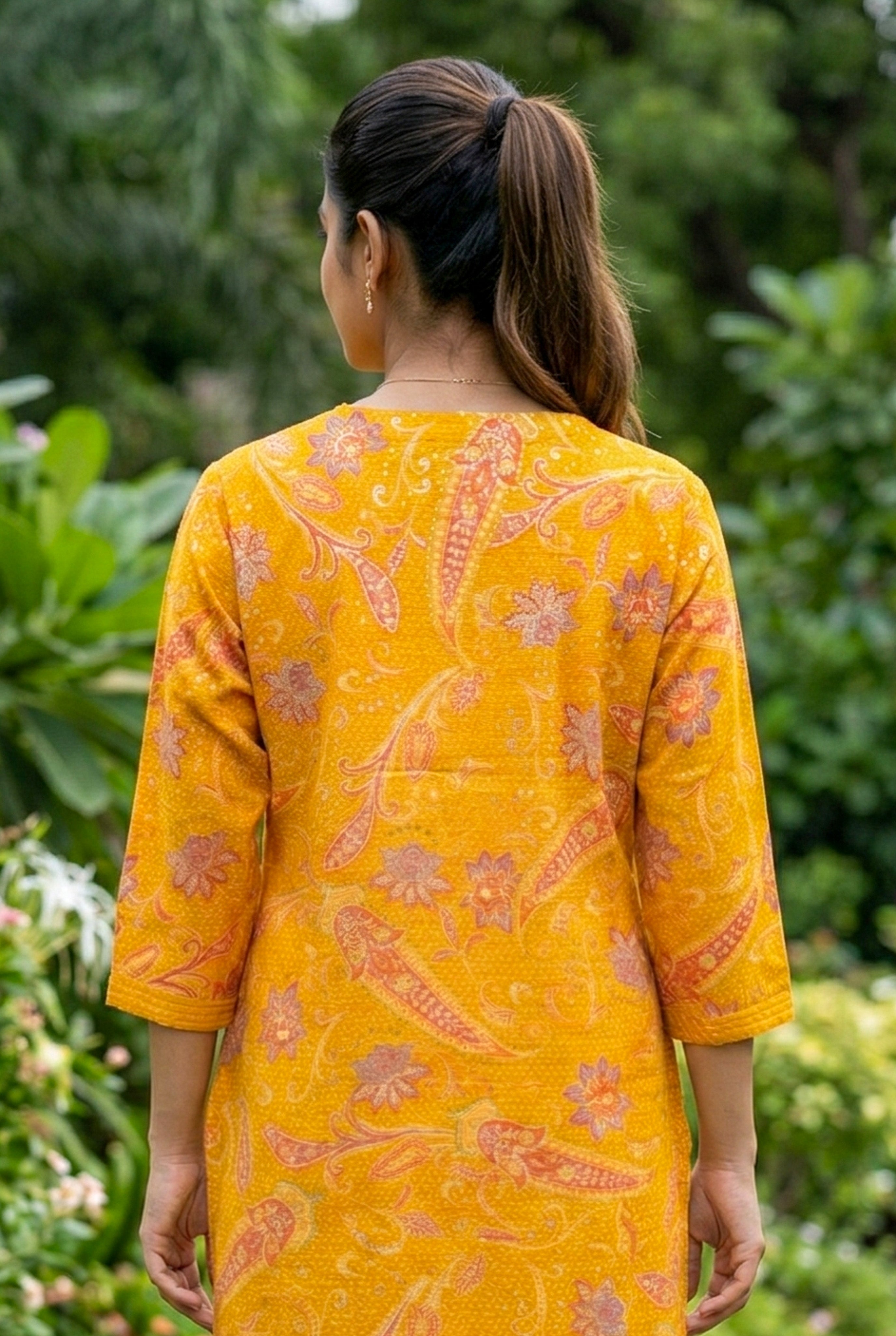 Rathi Mustard (Kurti+Pant)