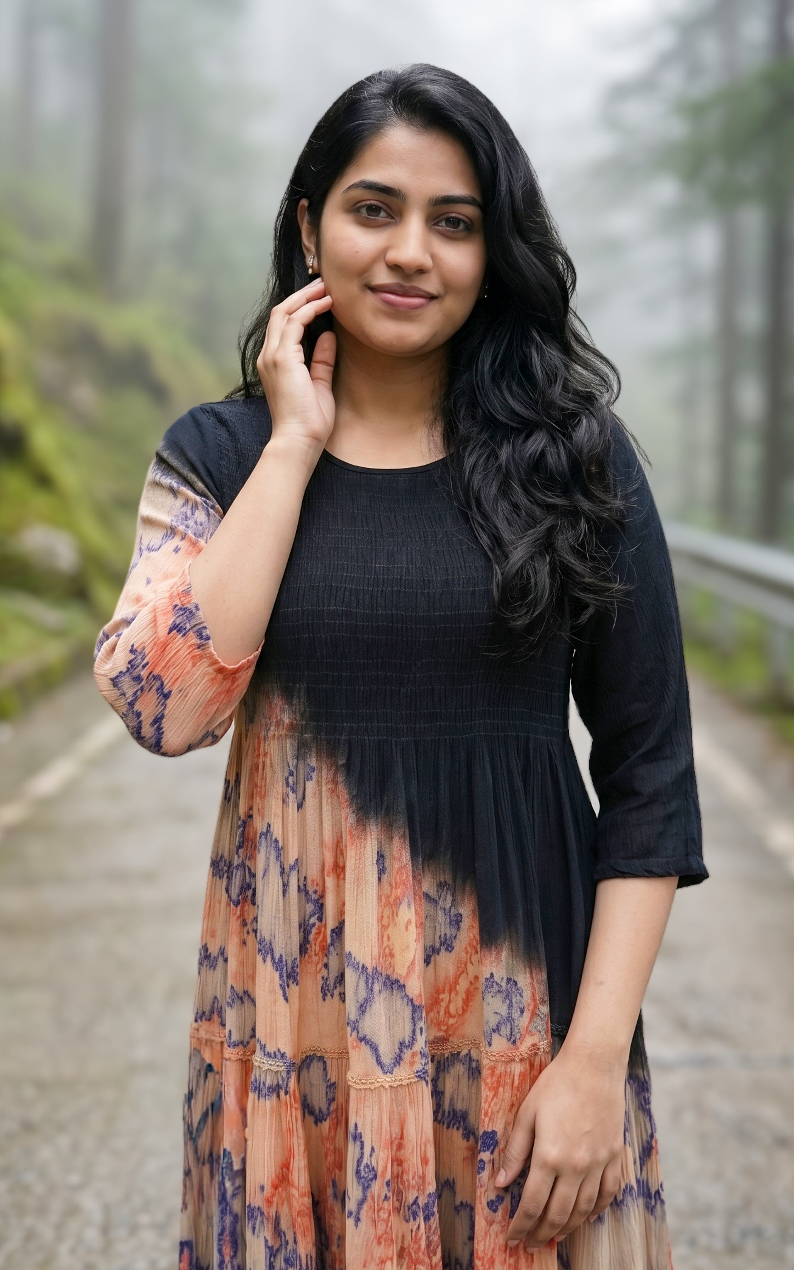 Comfortable multicolor maxi dress for women