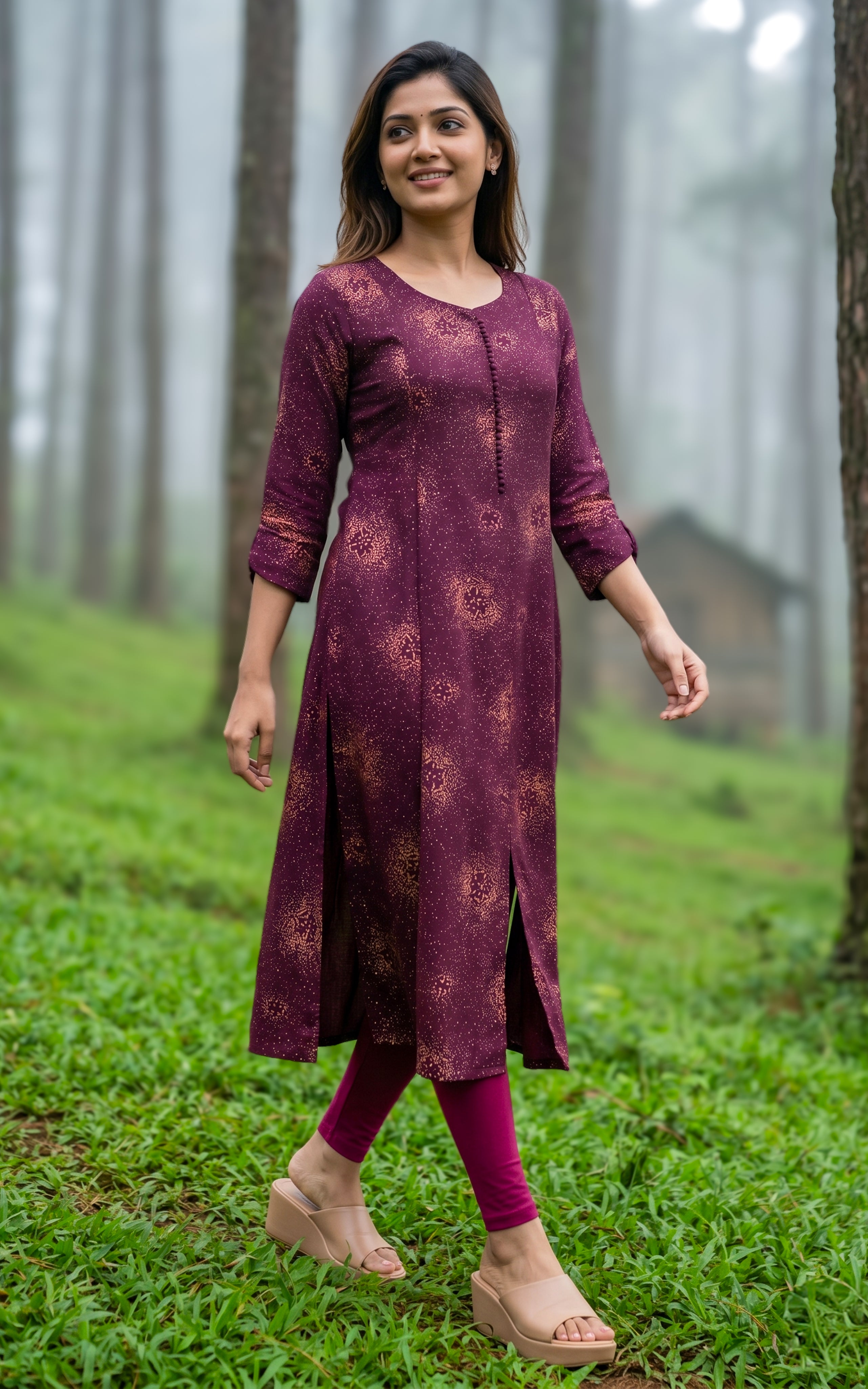 Lightweight georgette kurti for women