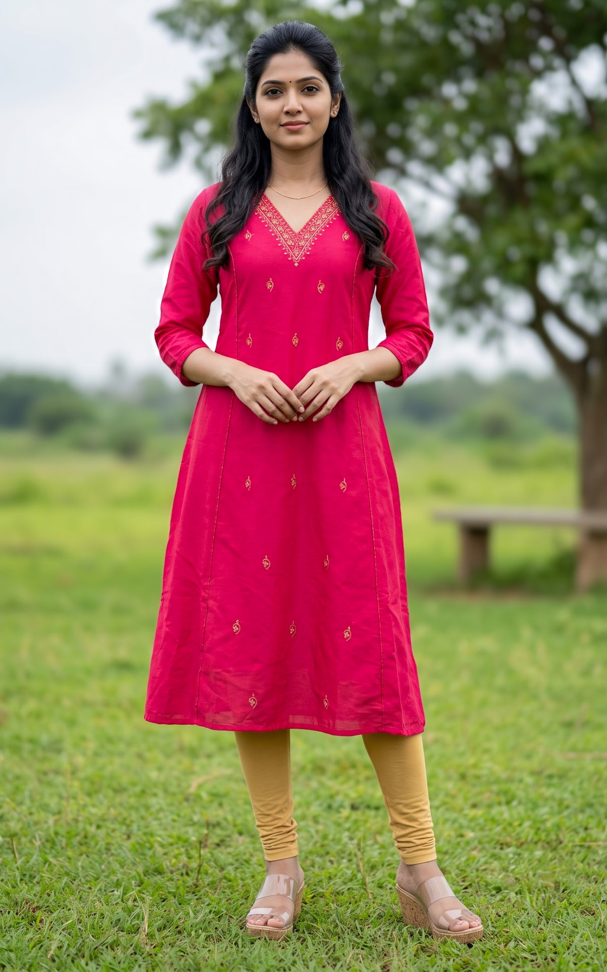 Rizwana Dark Pink