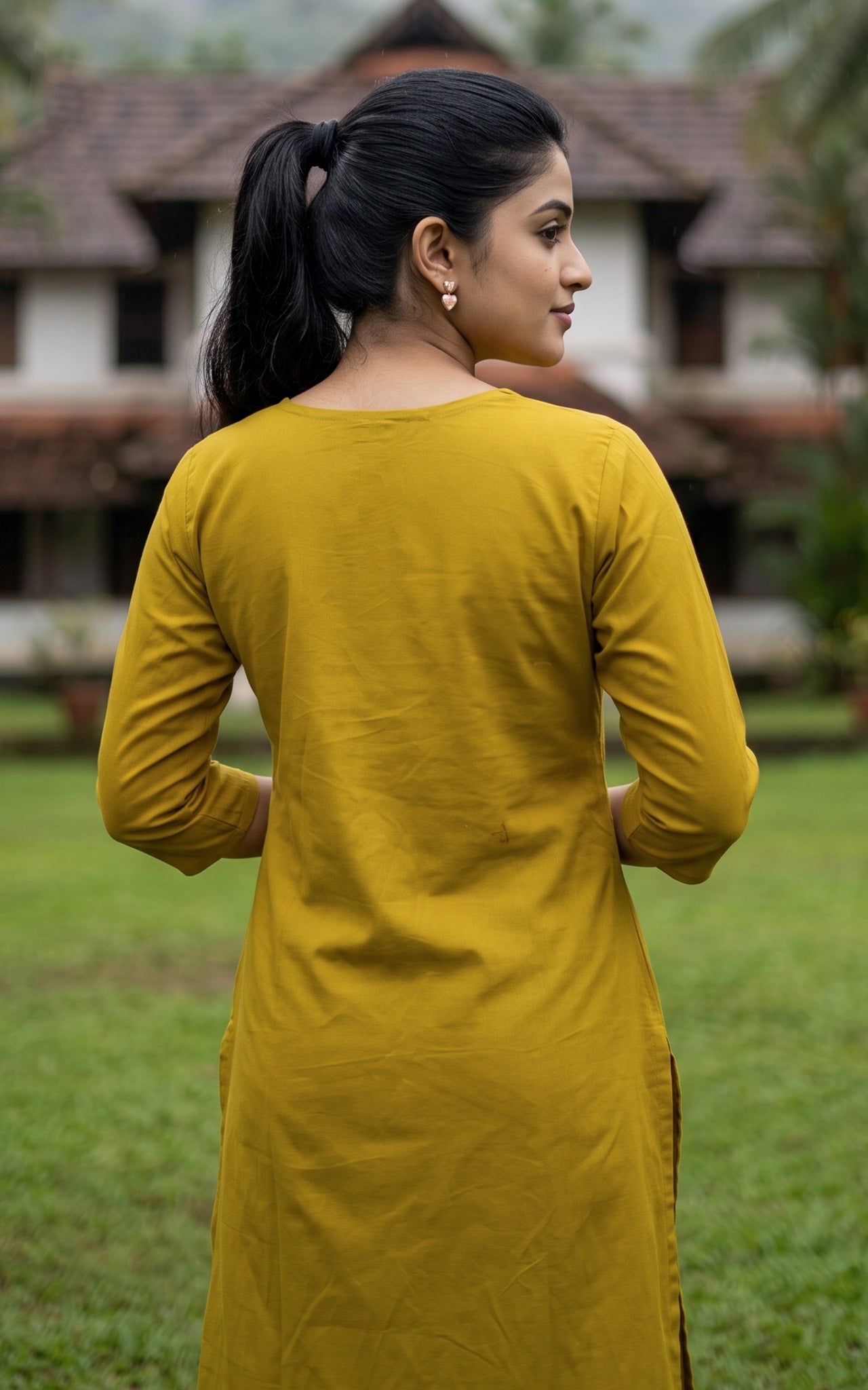 Losliya Mehandi Green (Kurti+Pant+Dupatta)