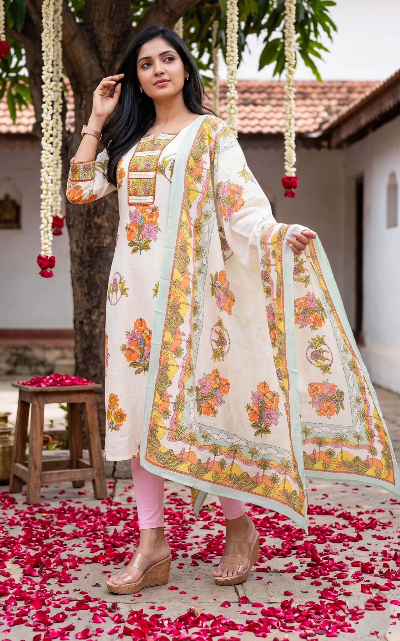 Linda (Kurti+Dupatta)