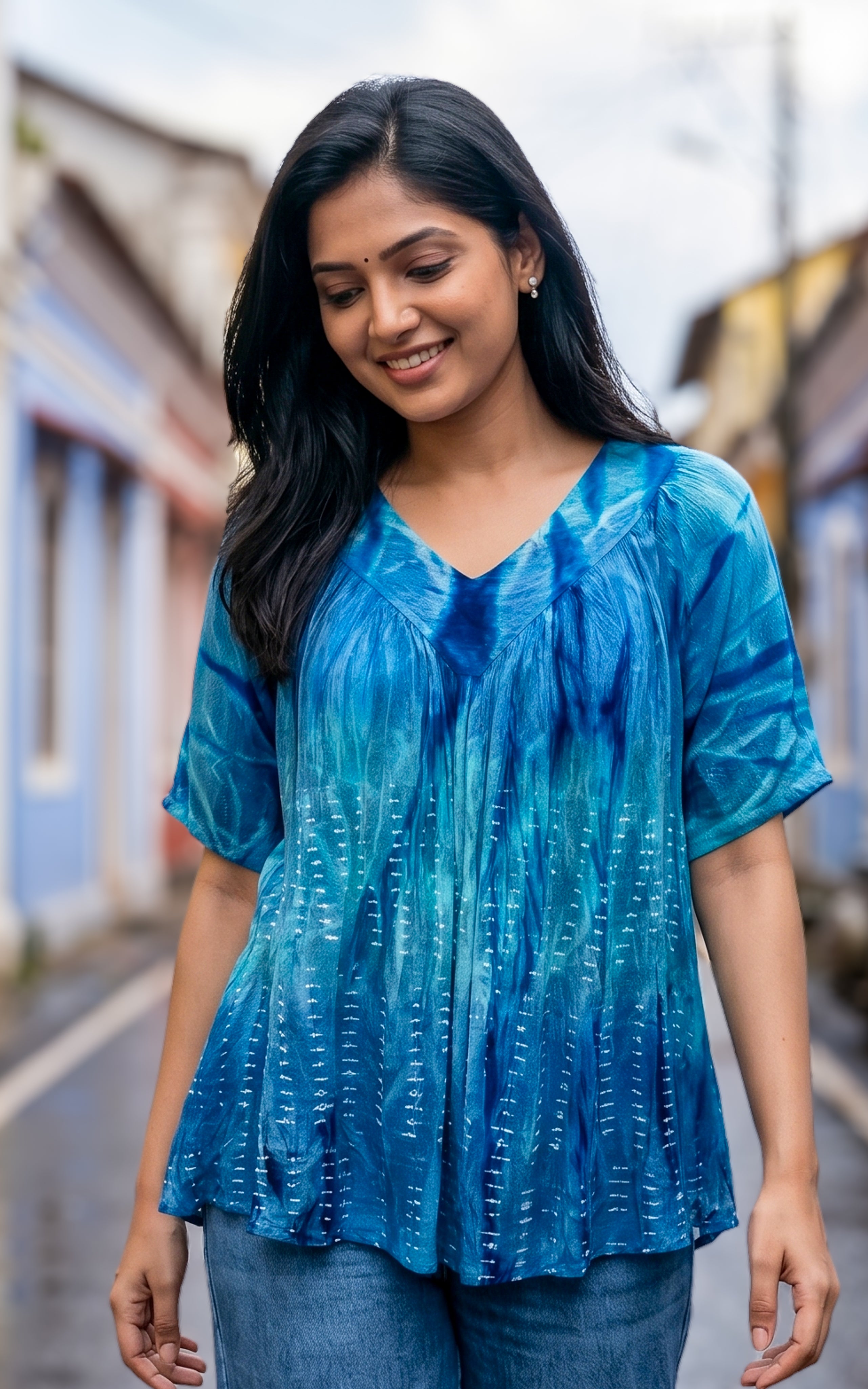 Indo western casual top for women