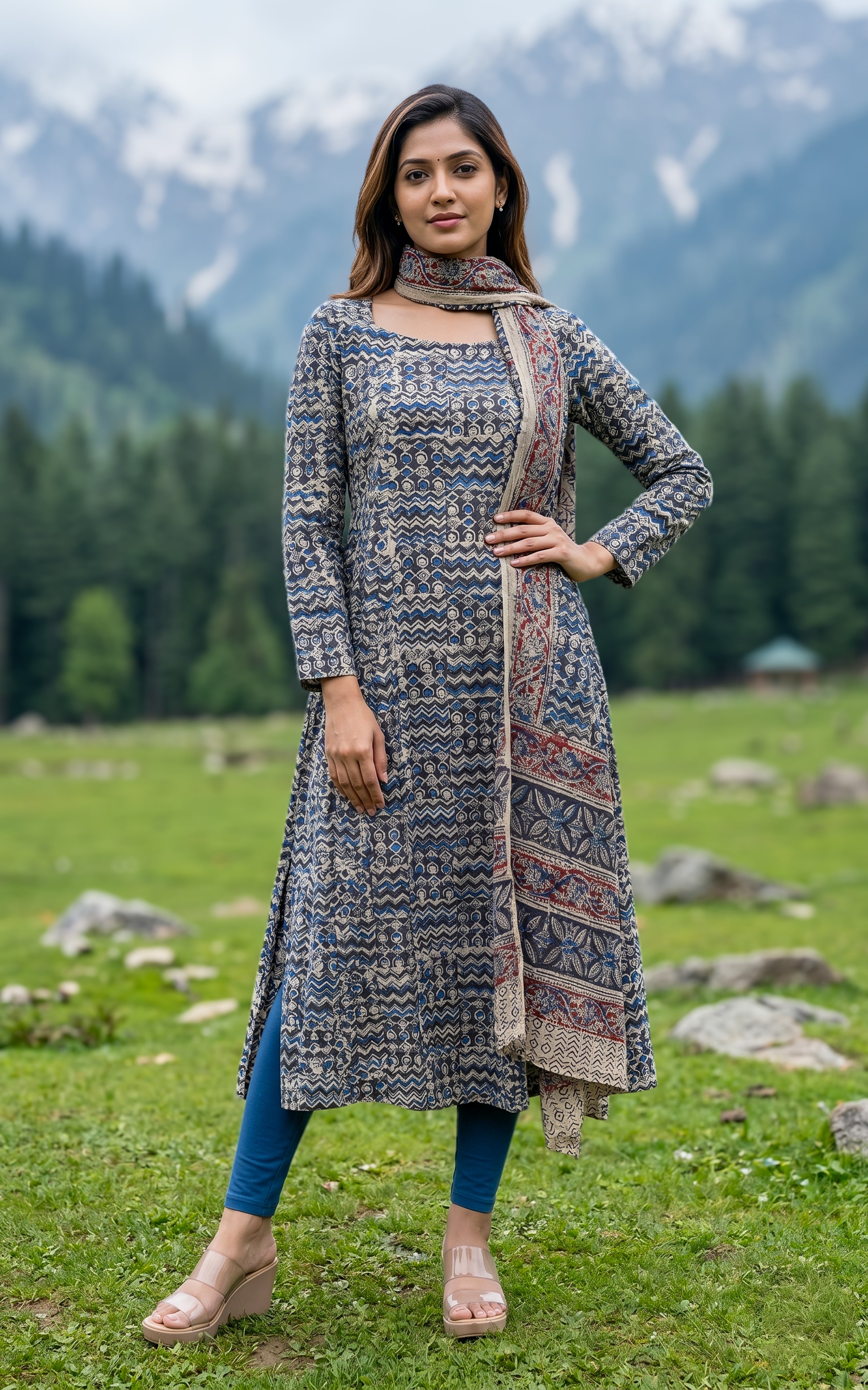 Jesintha D (Kurti+Dupatta)