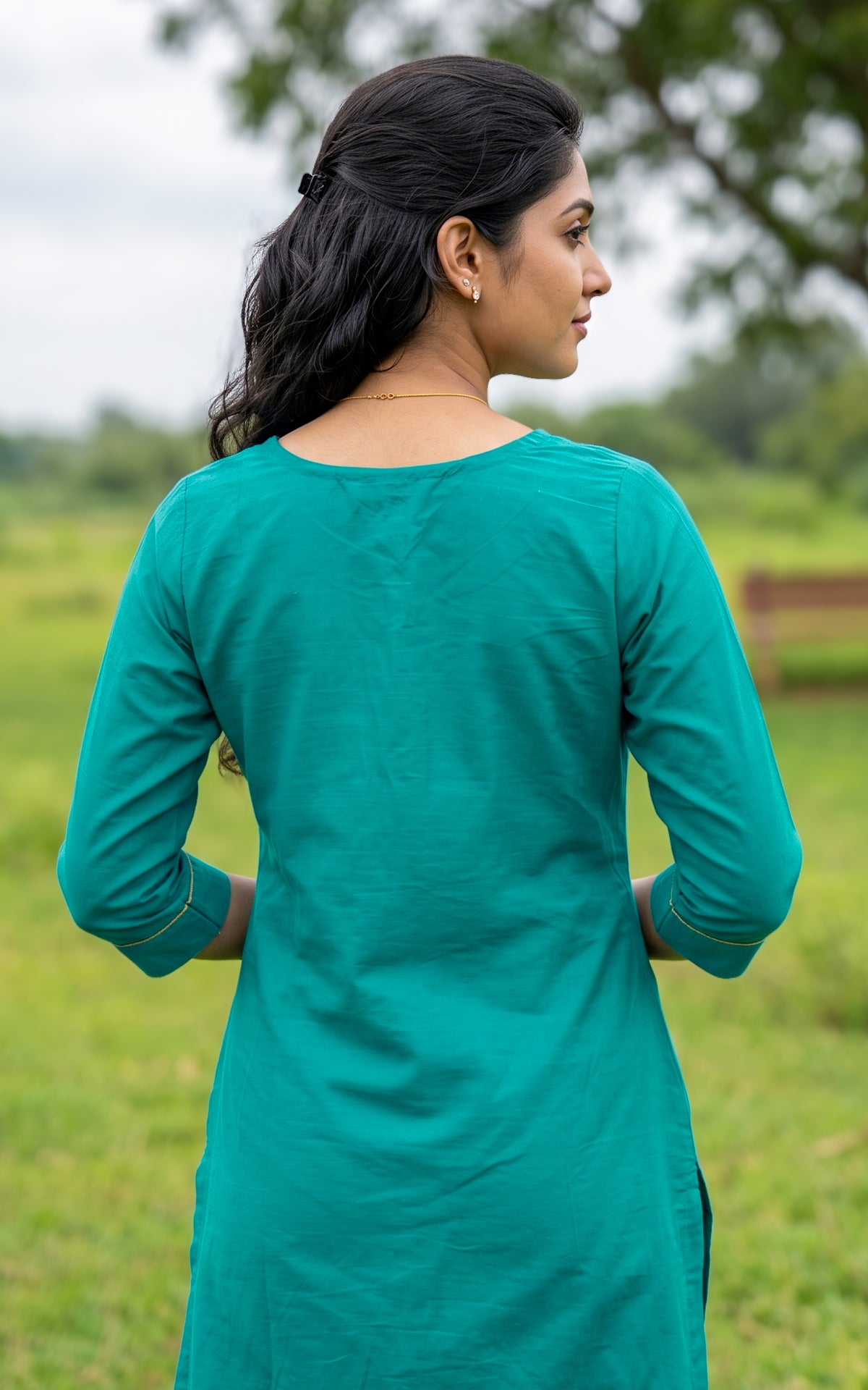 Yashodha Teal Blue