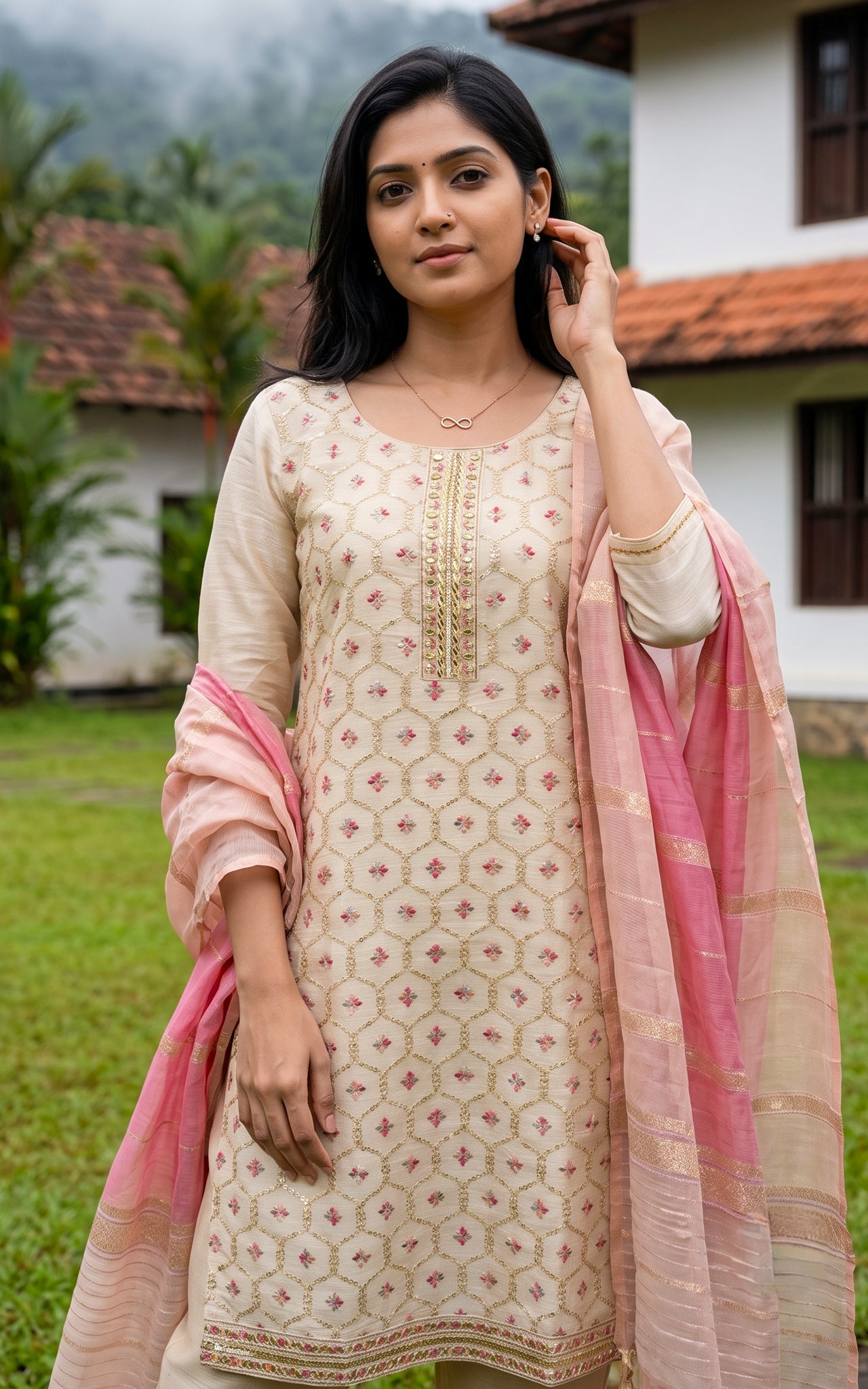 Rukku (Kurti+Pant+Dupatta)