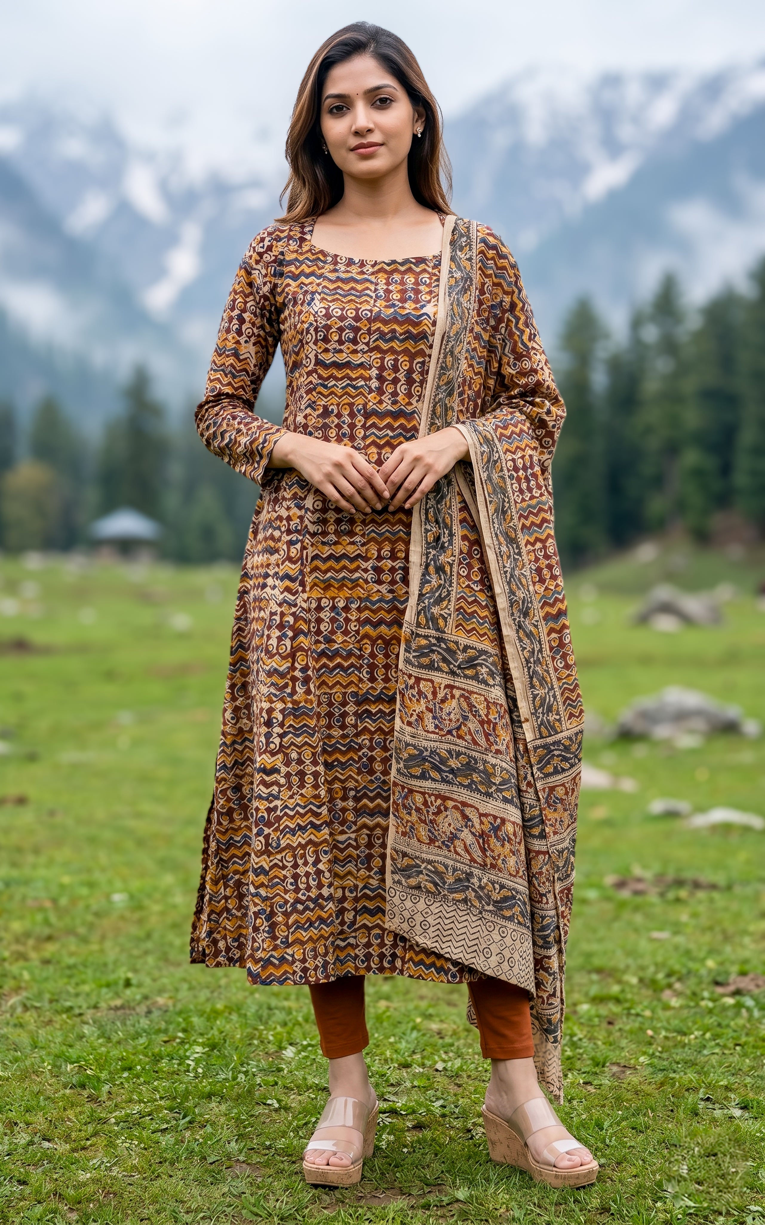 Jesintha B (Kurti+Dupatta)