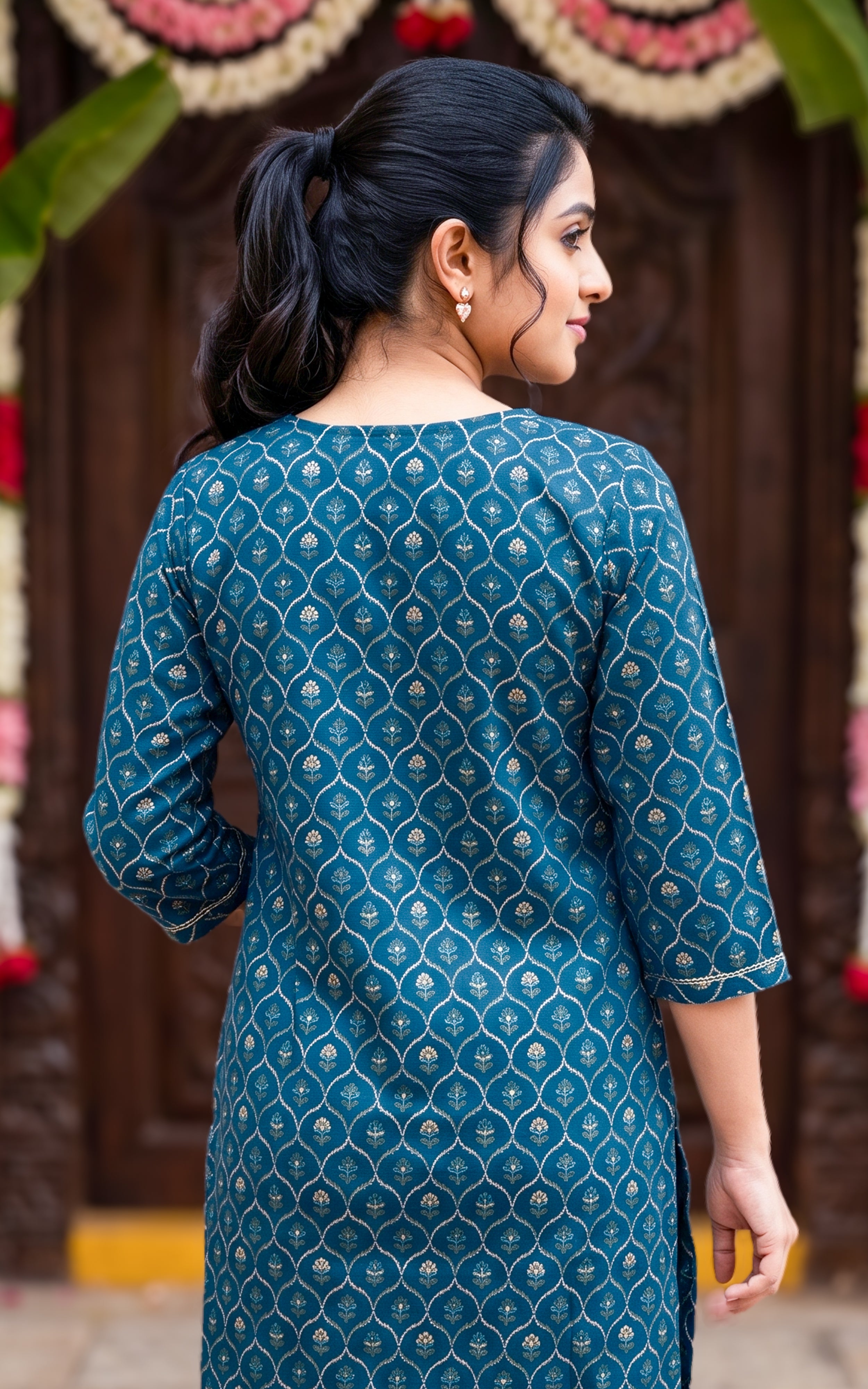 Girika Teal Blue