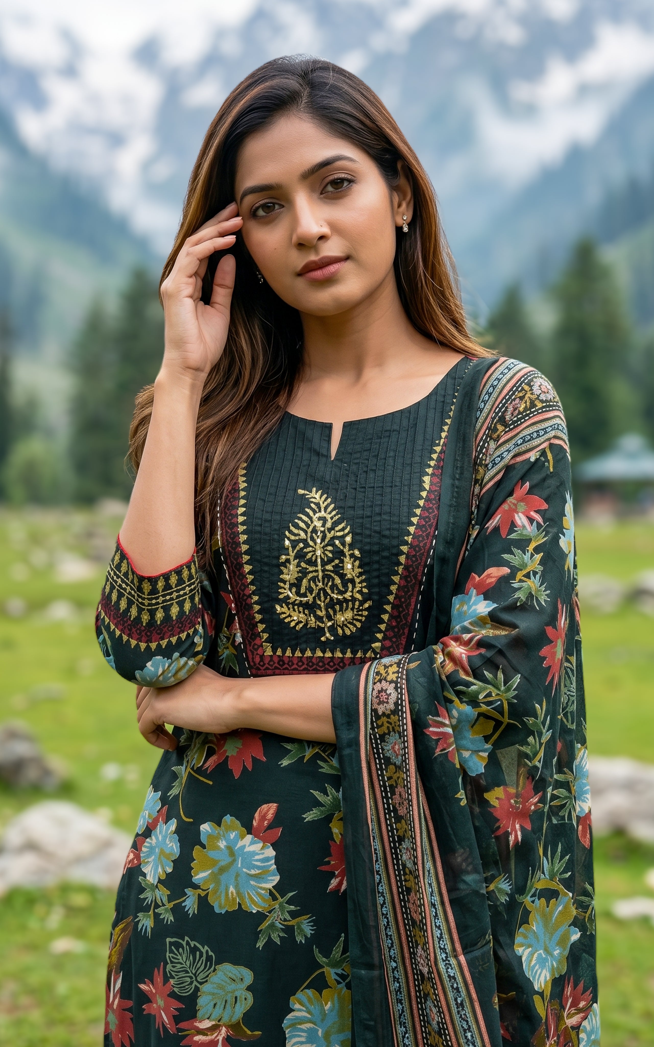 Sharla D (Kurti+Pant+Dupatta)