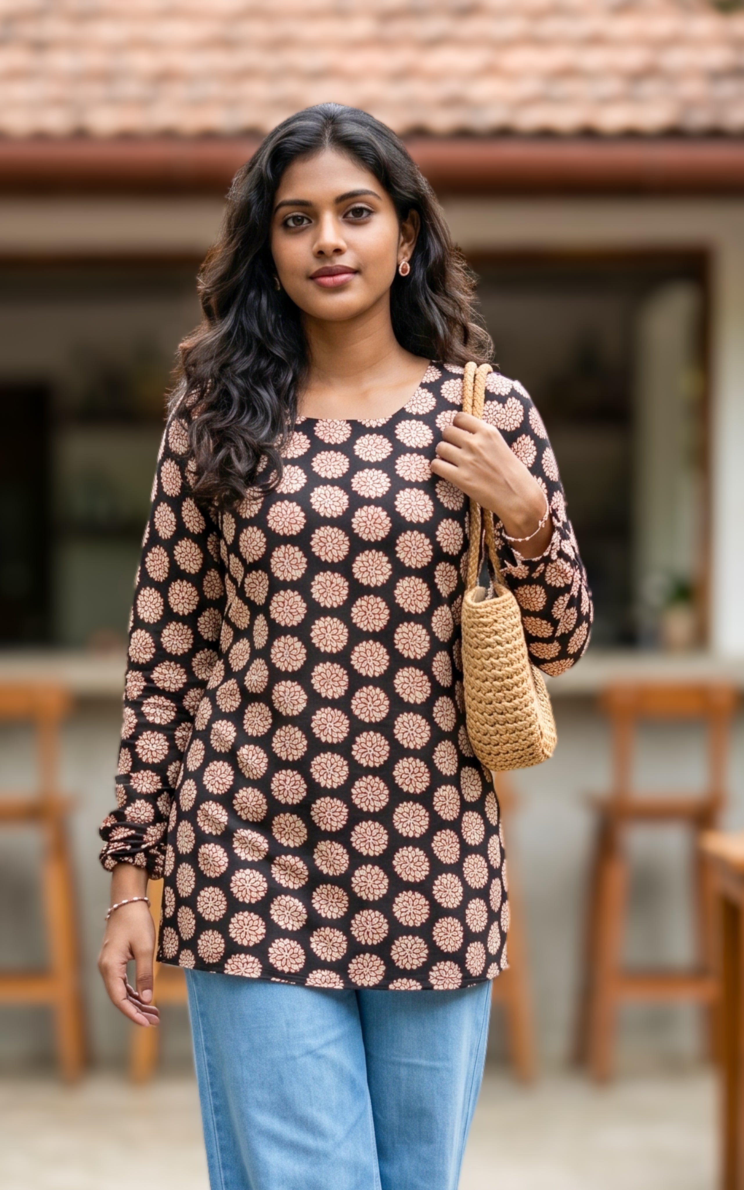 Printed cotton kurti for daily wear

Casual wear short cotton kurti