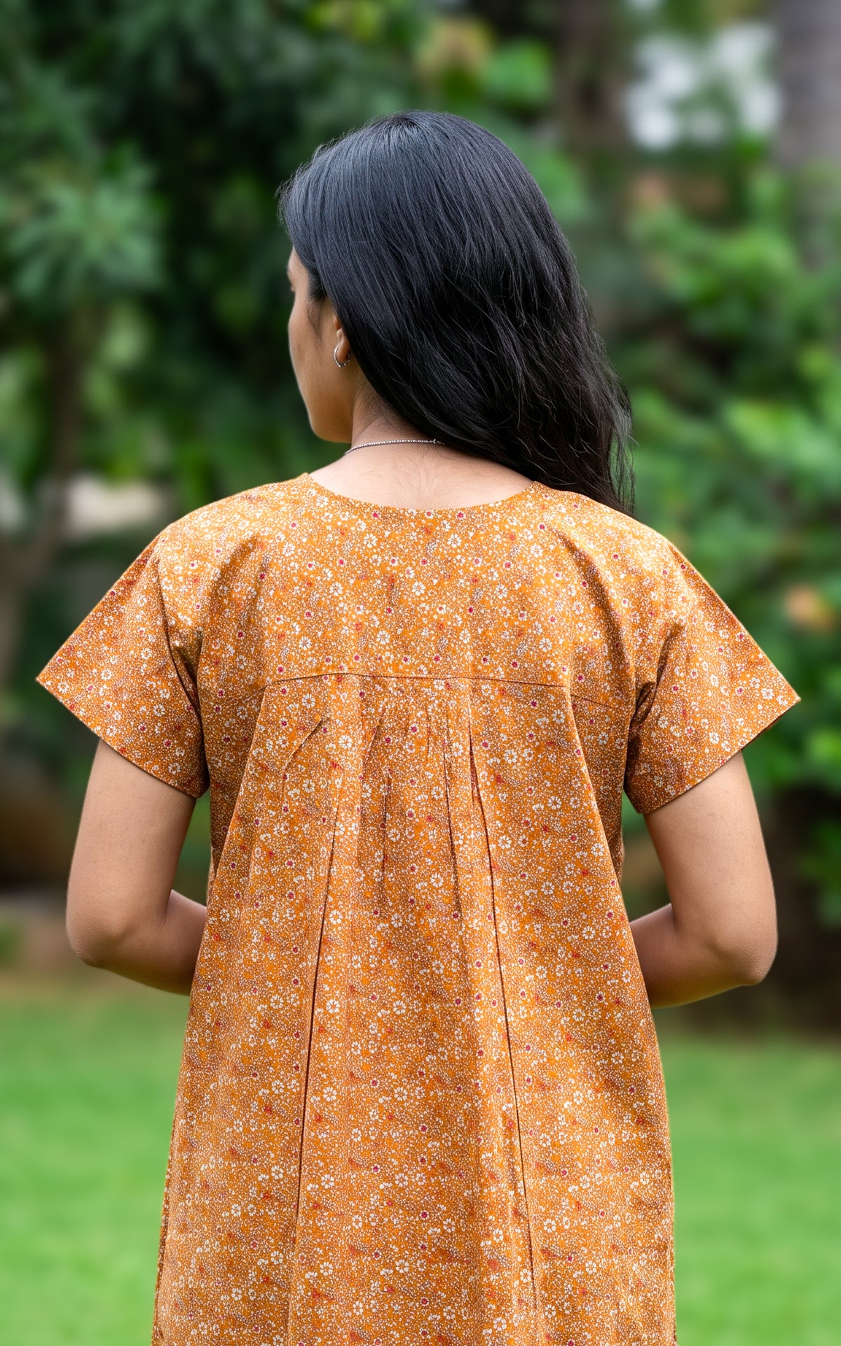 Cotton Straight Fit Nighty-166SS3A