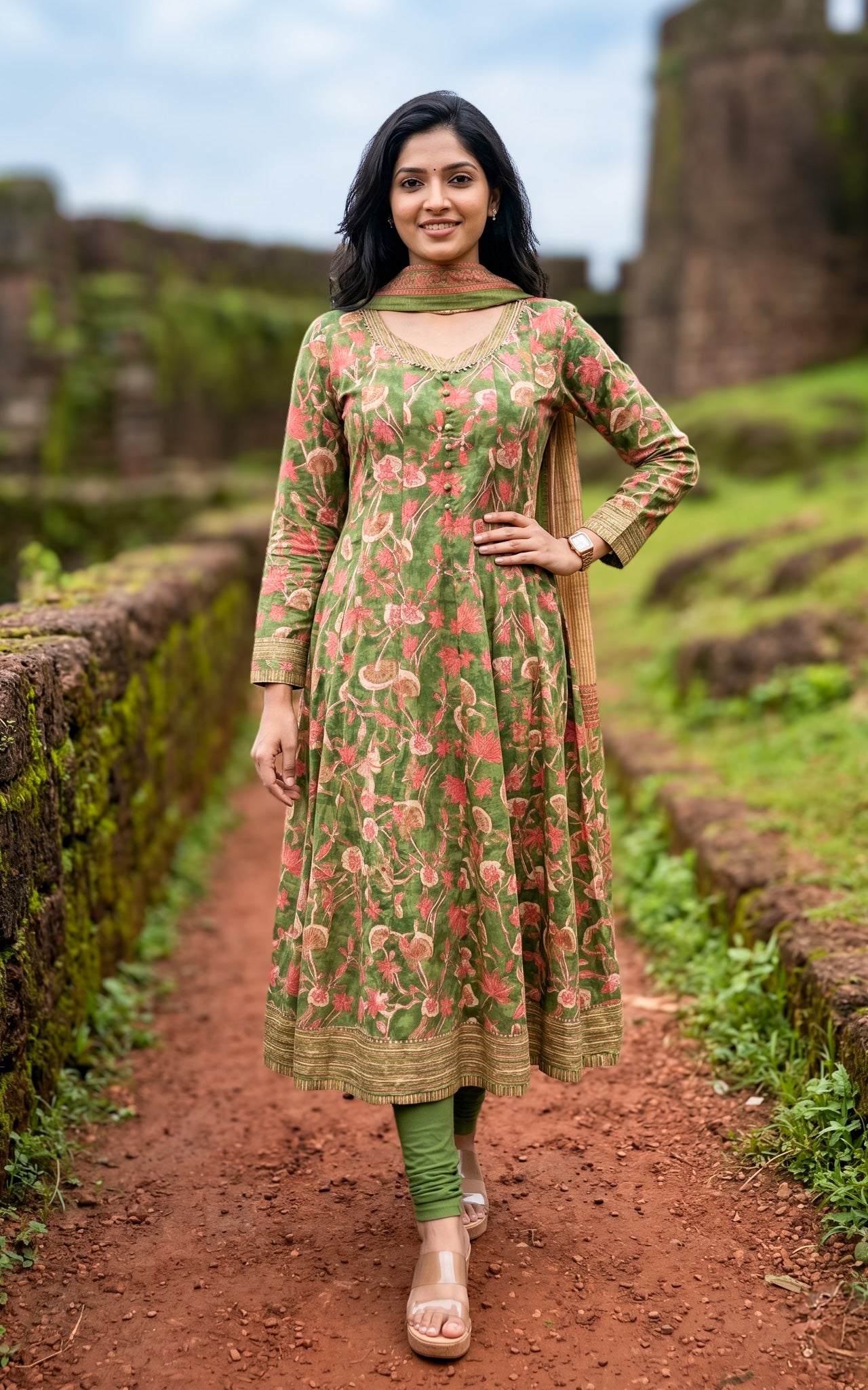 Riya C (Kurti+Dupatta)