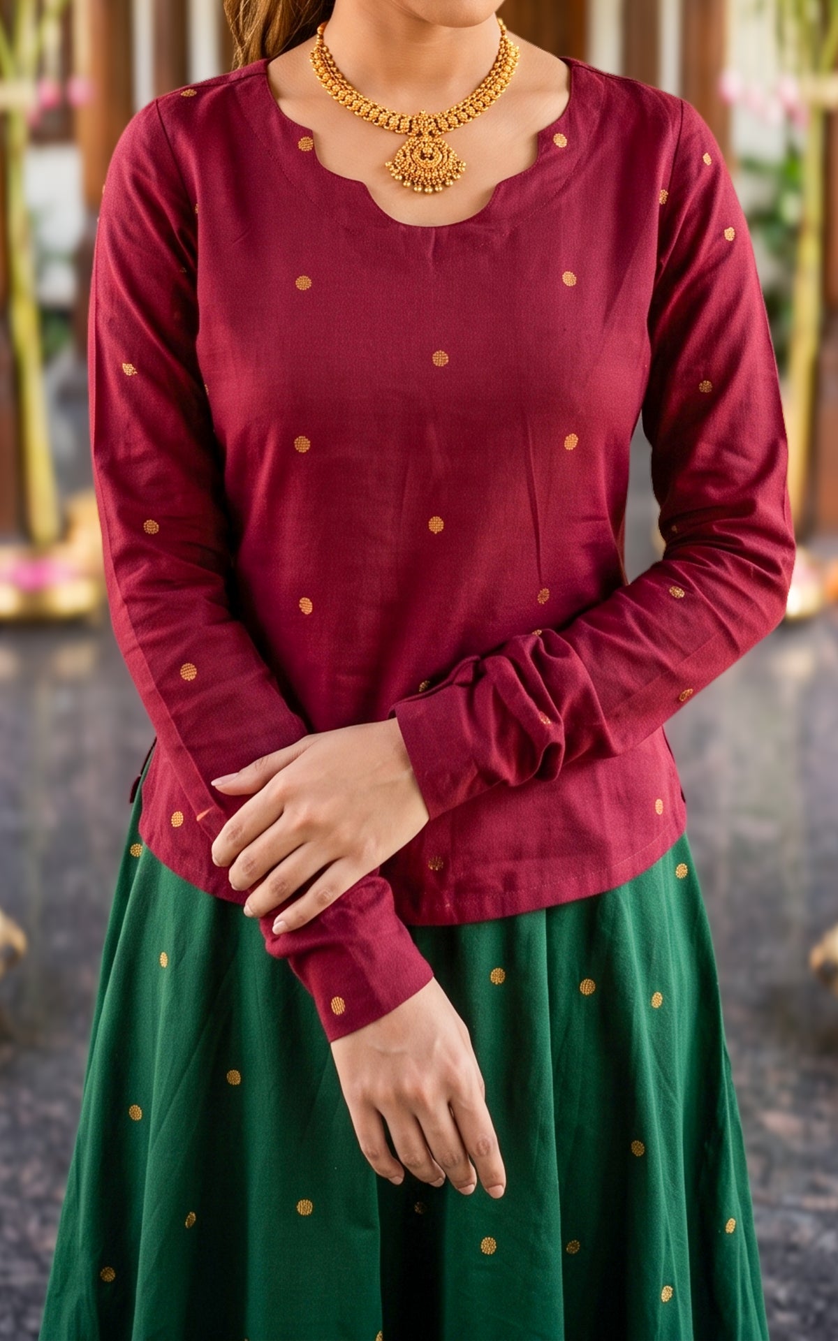 Soundariya Skirt Set
