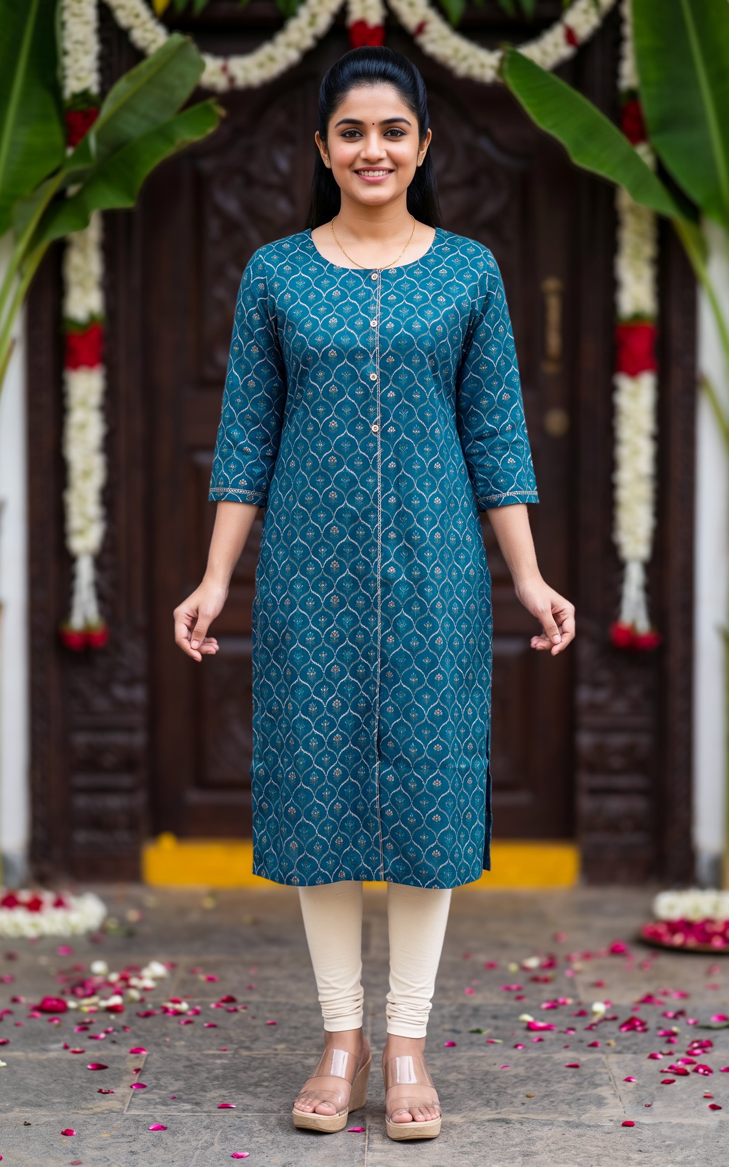 Girika Teal Blue