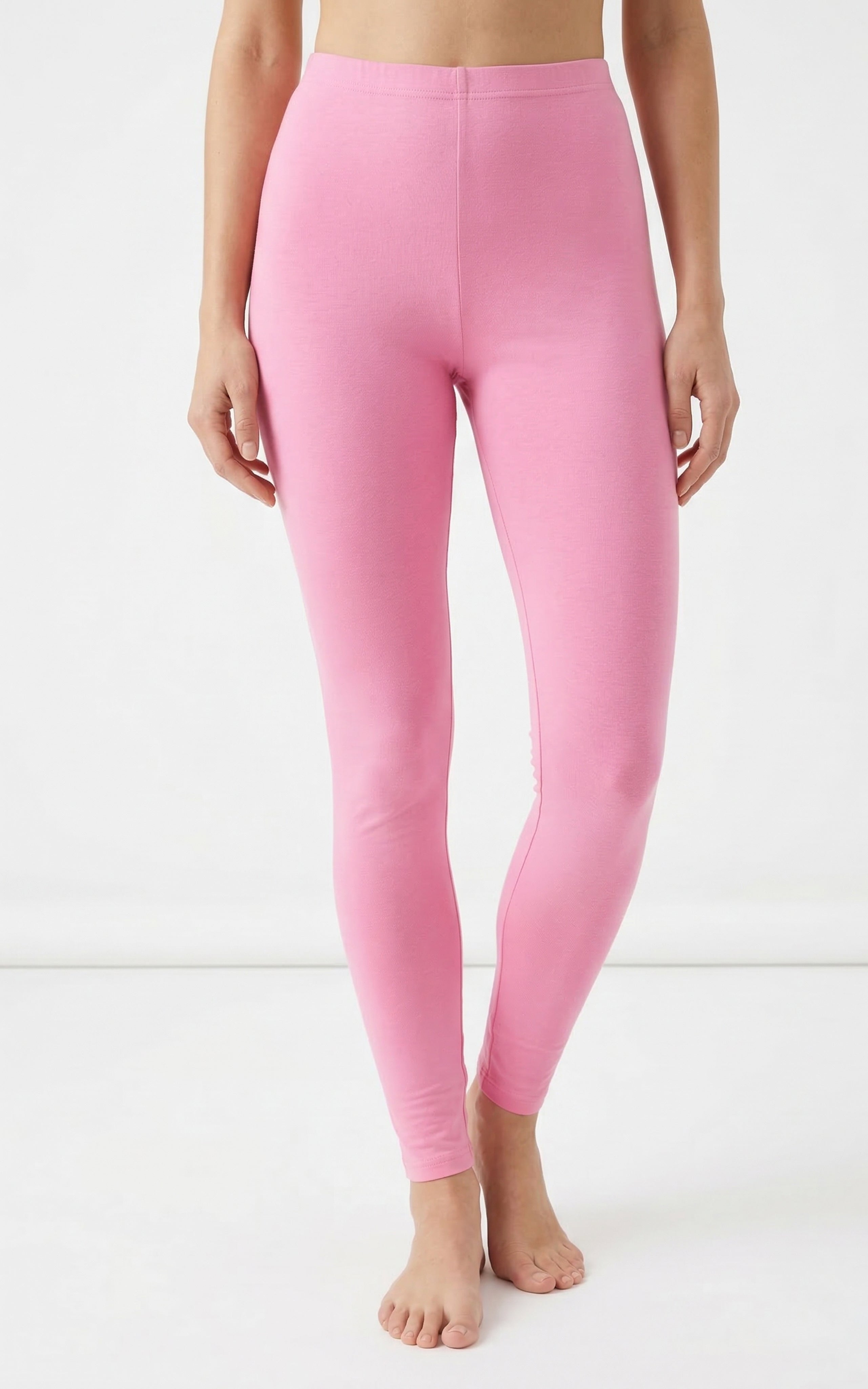  Instore – Toffee Pink Ankle Length Legging for Women – Stretchable – Mix N Match Bottom Wear