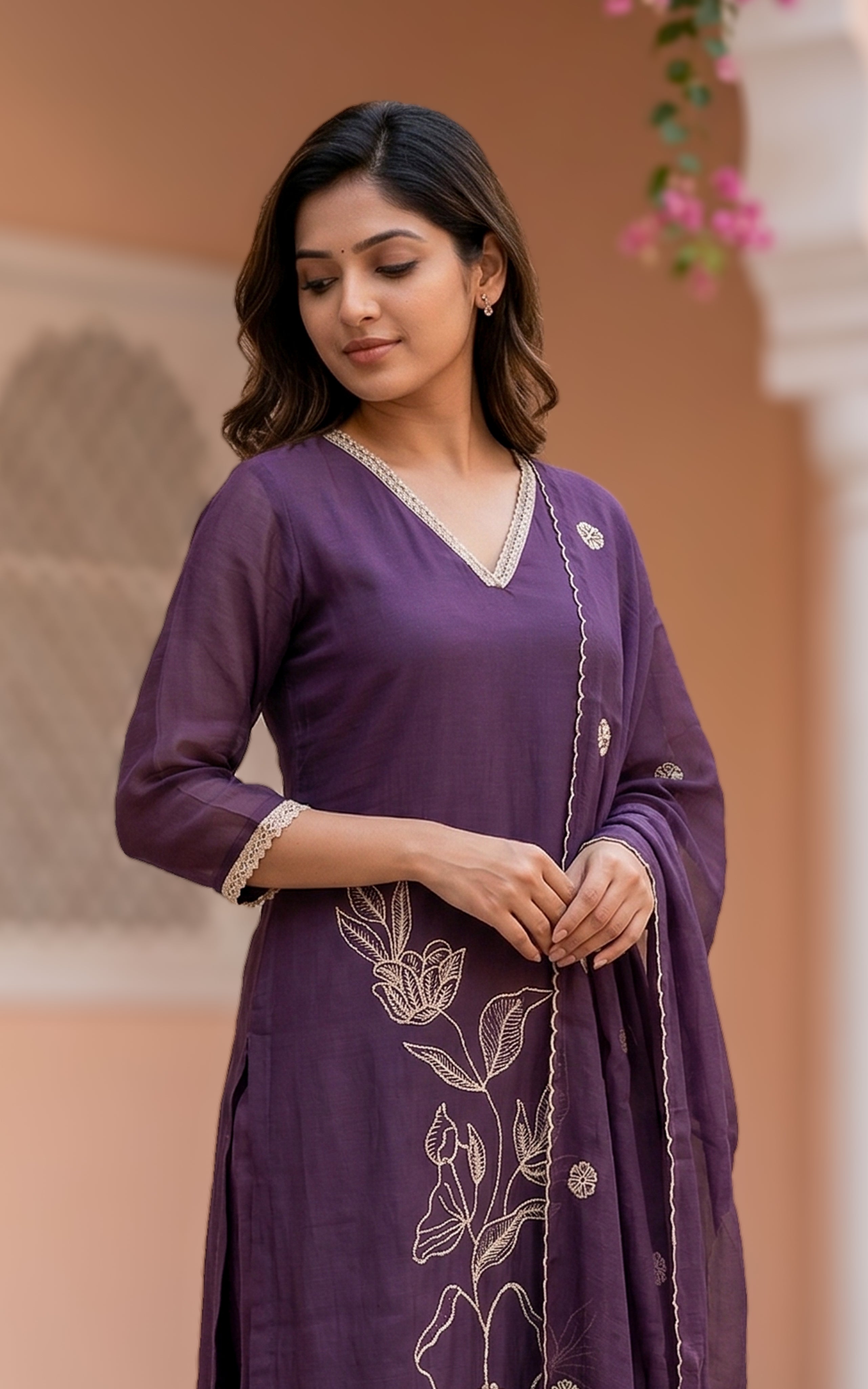 Rithanya (Kurti+Pant+Dupatta)