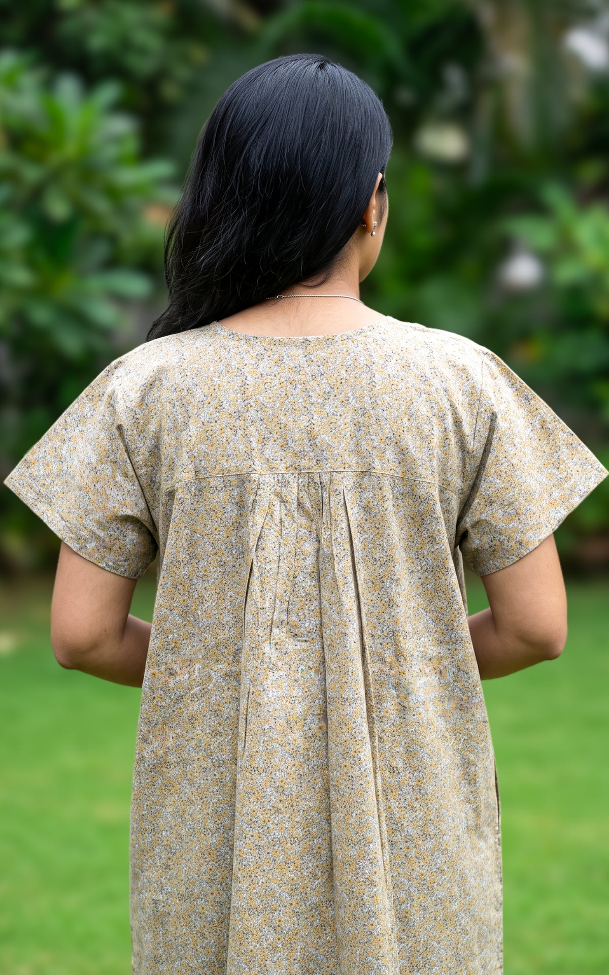 Cotton Straight Fit Nighty-166SS1B