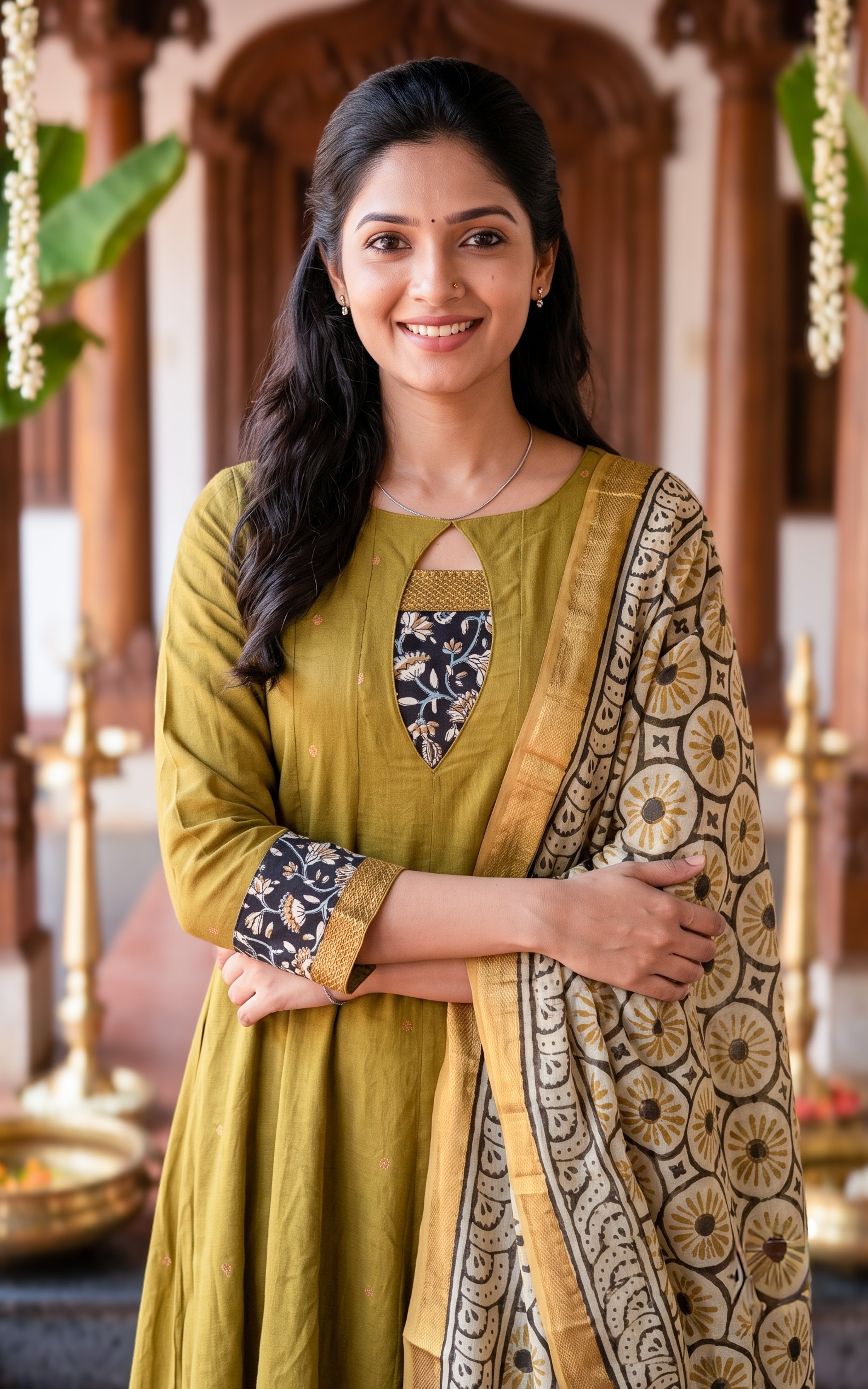 Aazhimathi (Kurti+Dupatta)