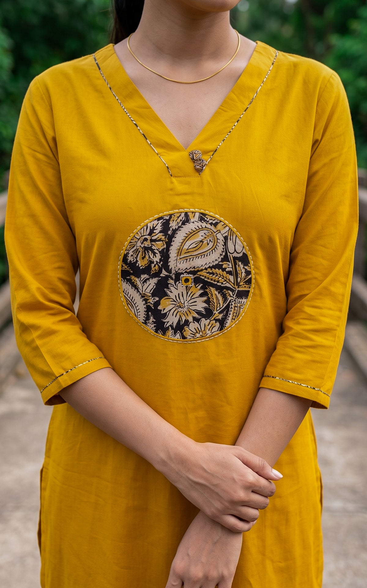 Boomika Yellow (Kurti+Pant)