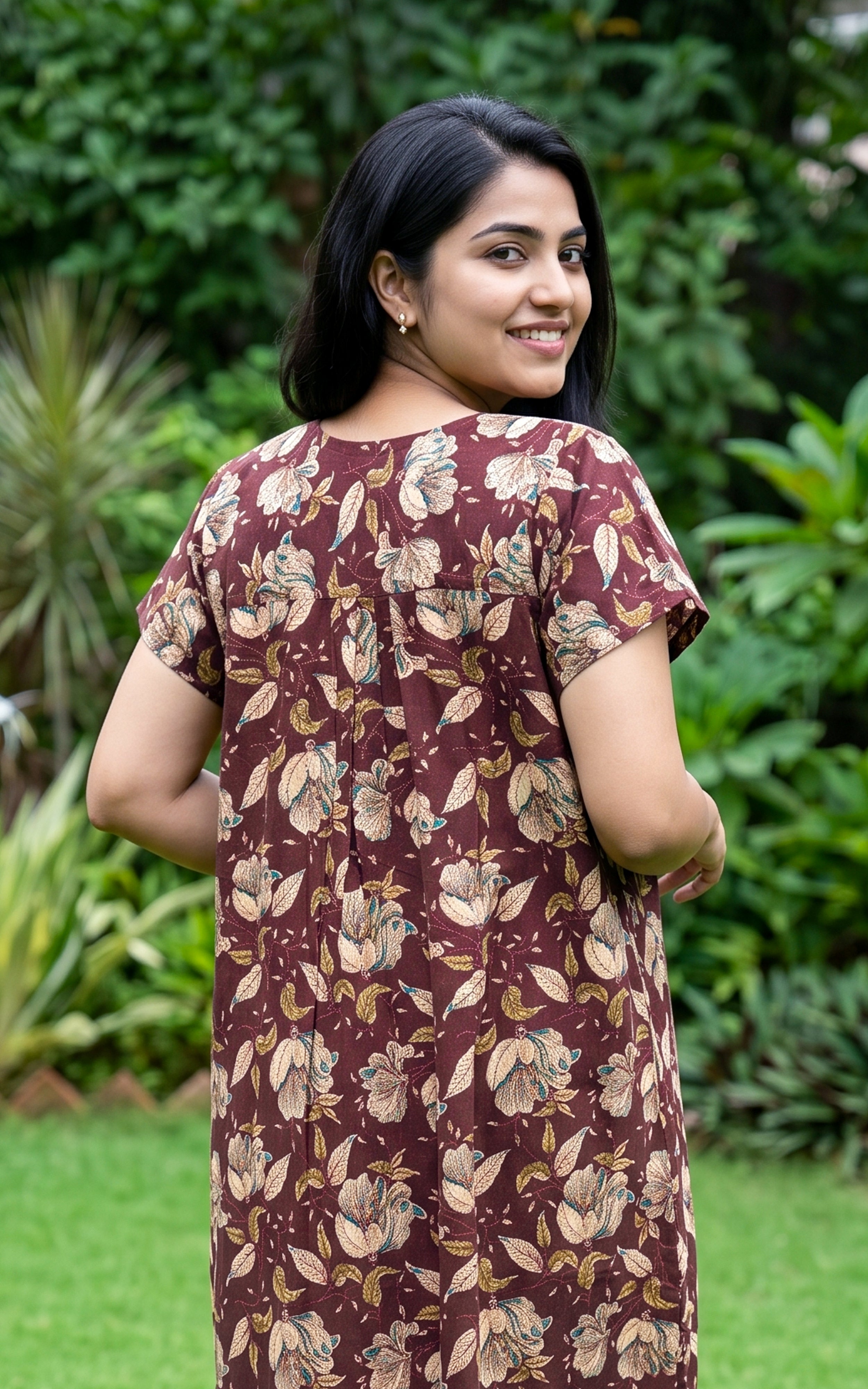 Cotton Straight Fit Nighty-164SS2