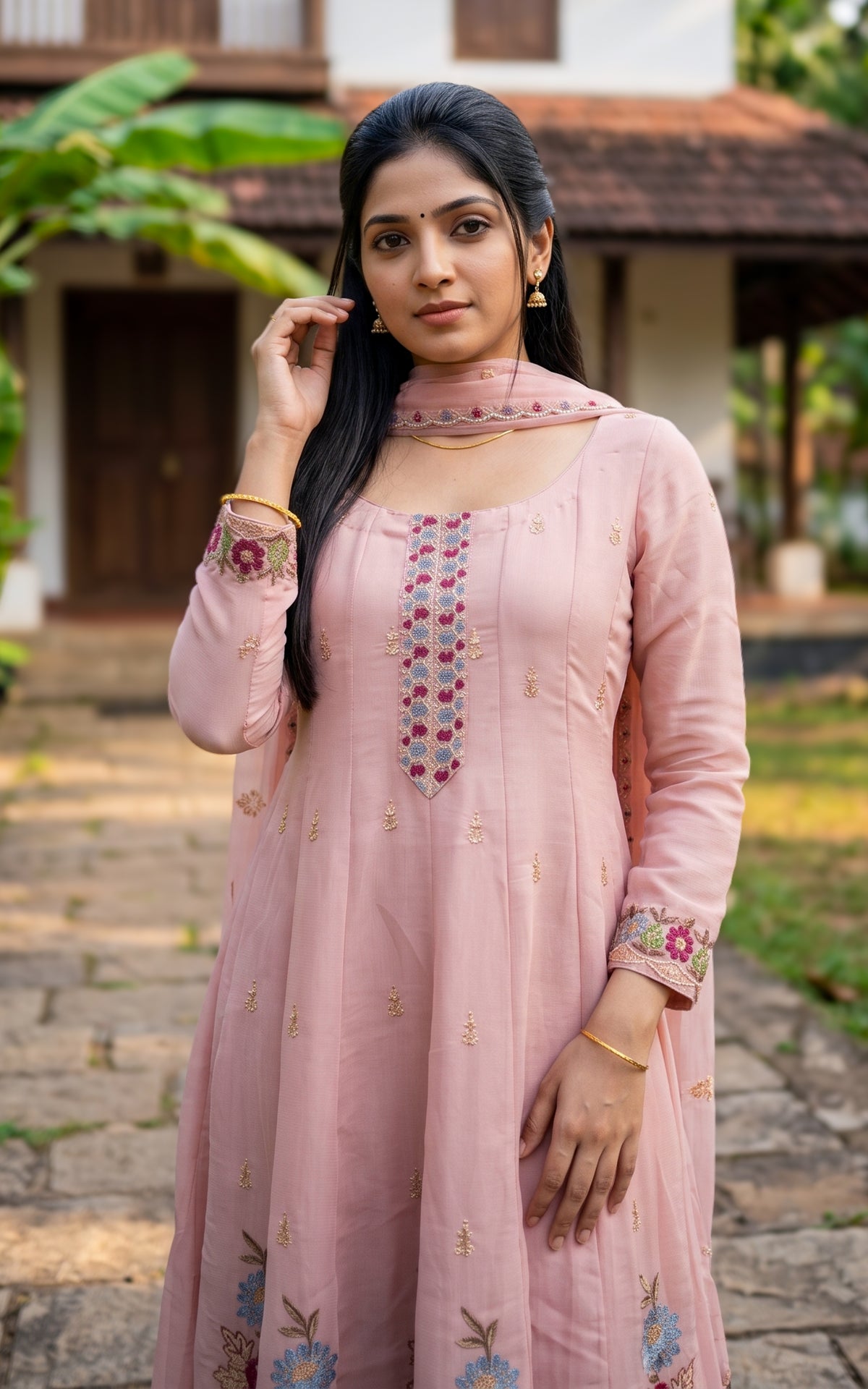 Dhiya A (Kurti+Pant+Dupatta)