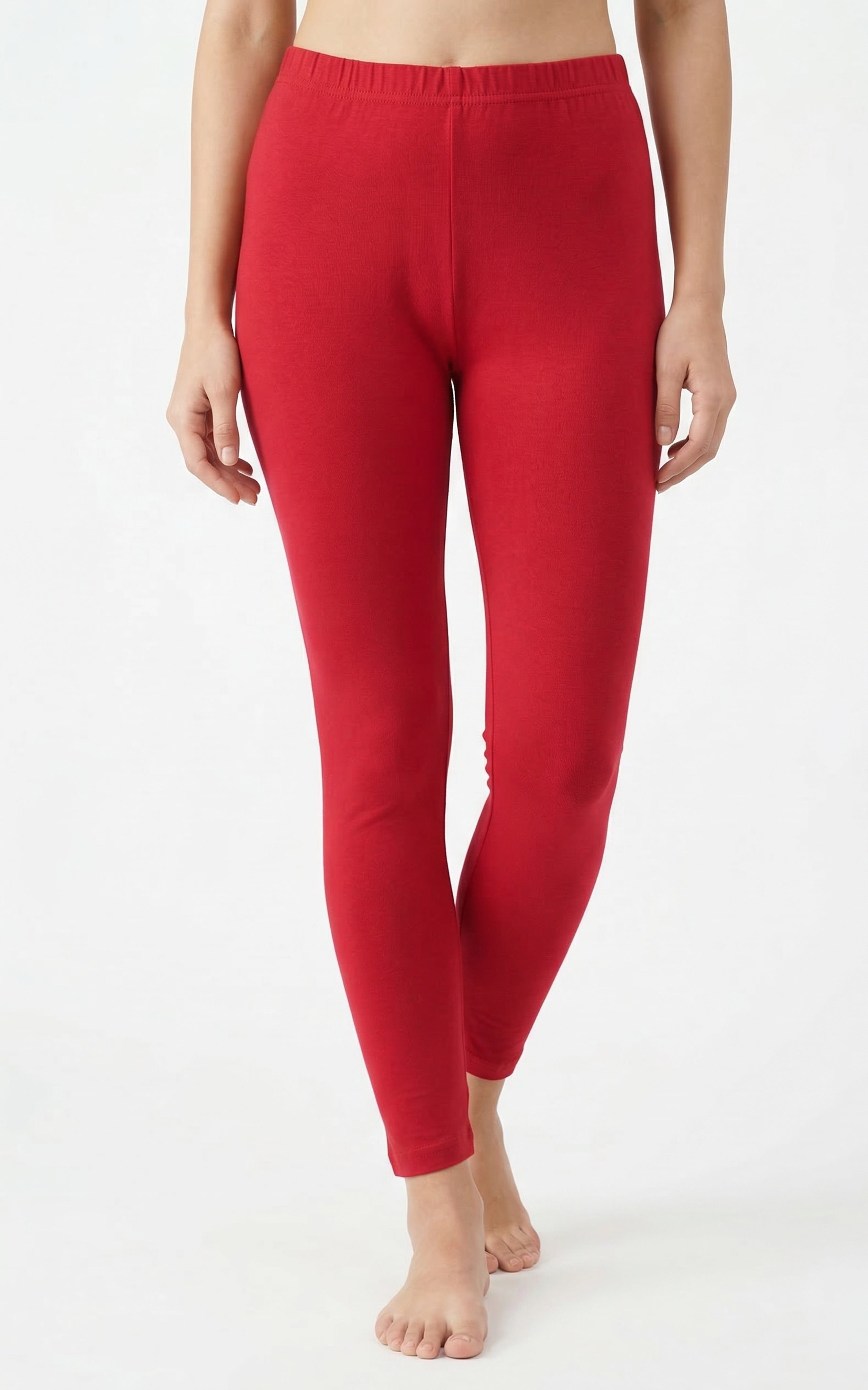 Red #4 Ankle Legging