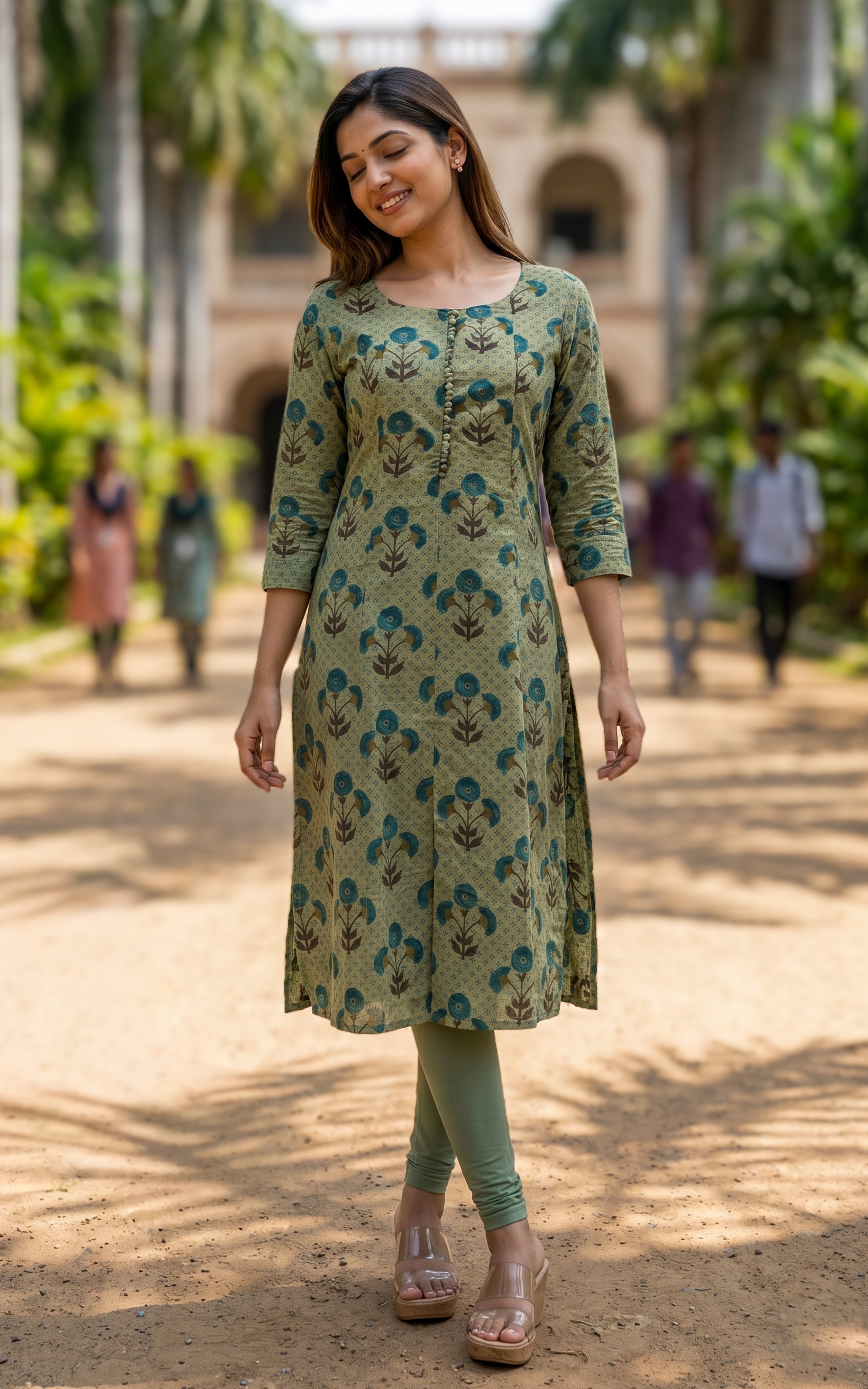 Cotton ethnic kurti for women