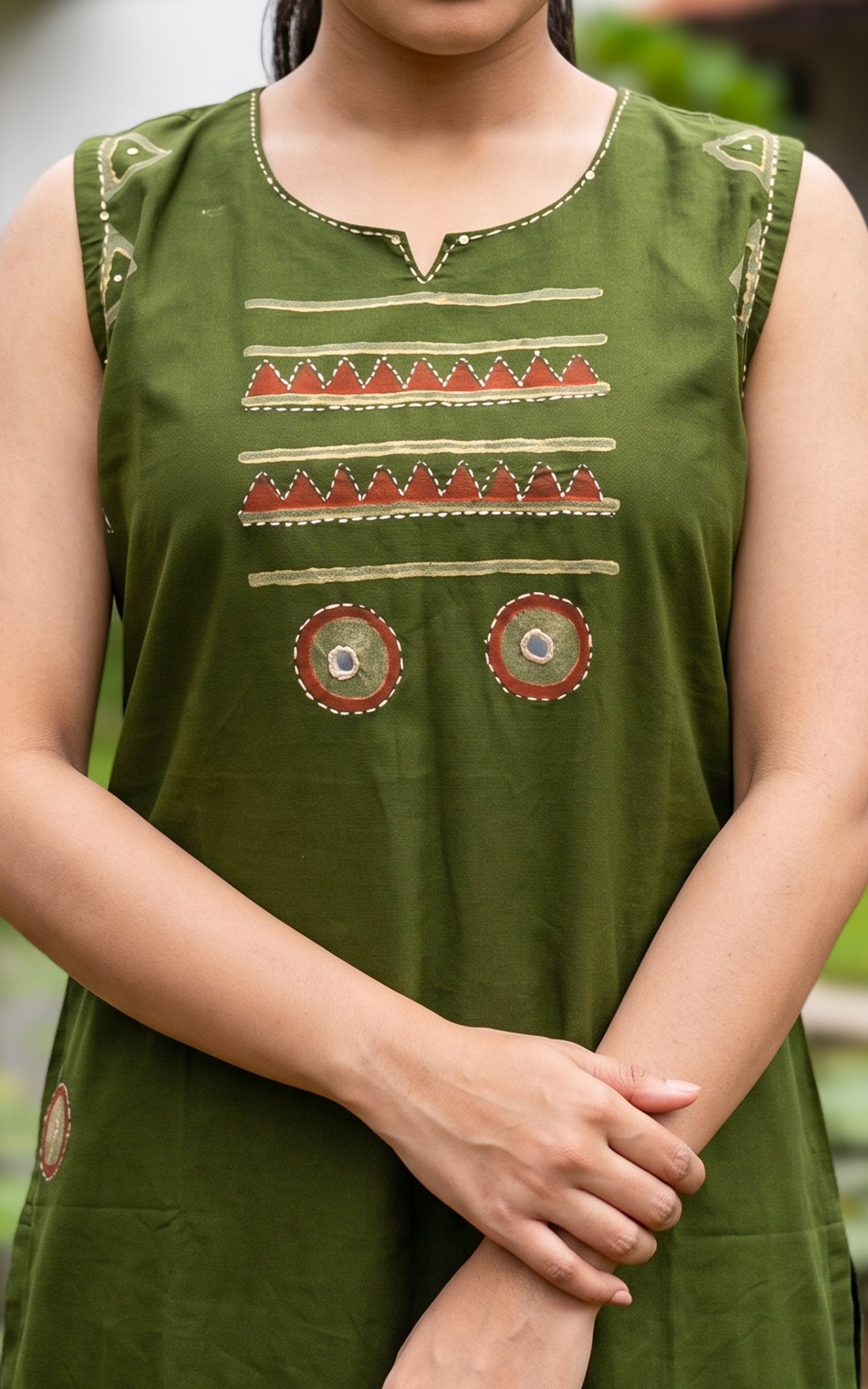Chaarvi Handblock (Kurti+Pant+Dupatta)