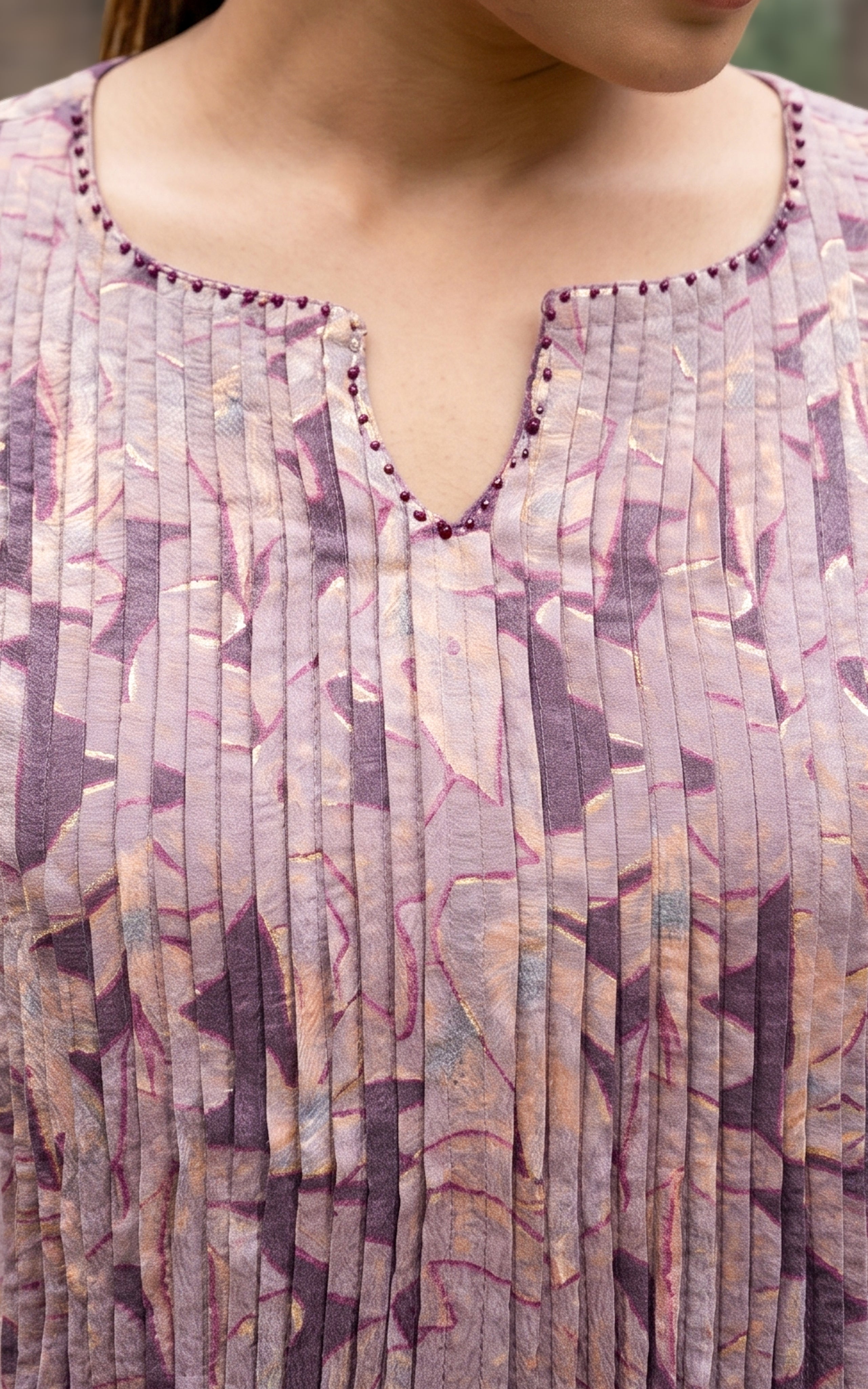 Mauve comfortable daily wear kurti for women