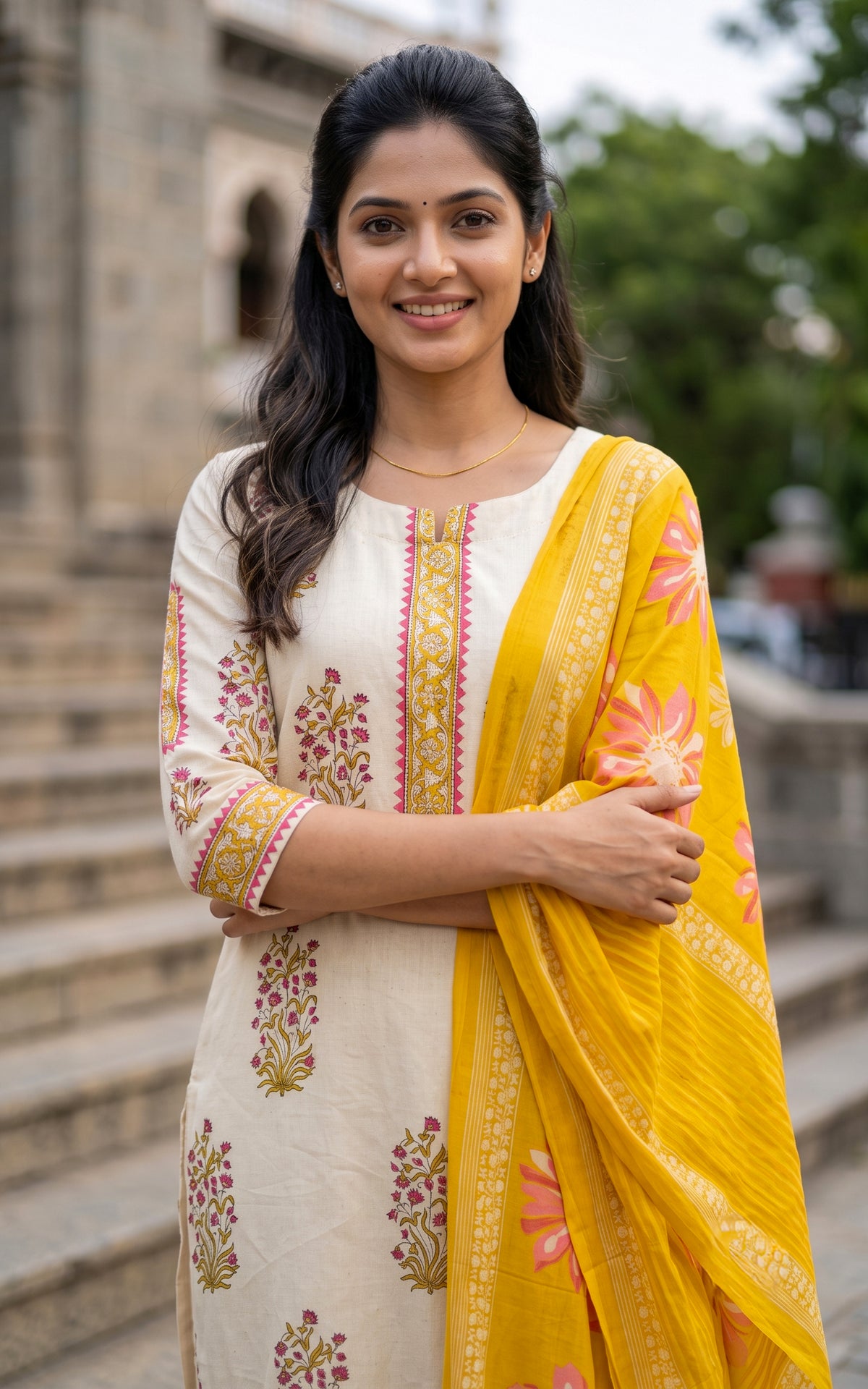Maanvi (Kurti+Pant+Dupatta)