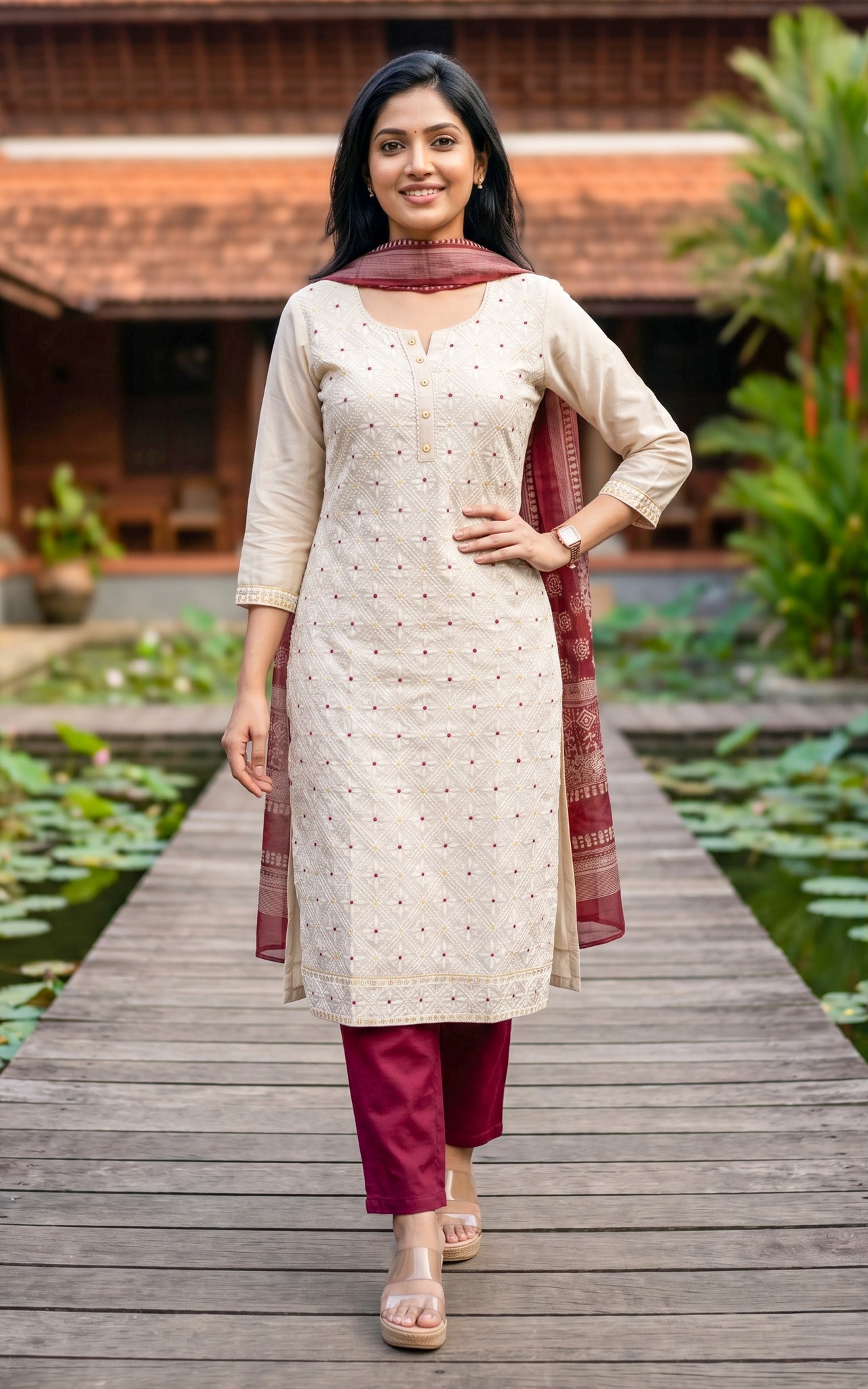 Rajakumari B (Kurti+Pant+Dupatta)