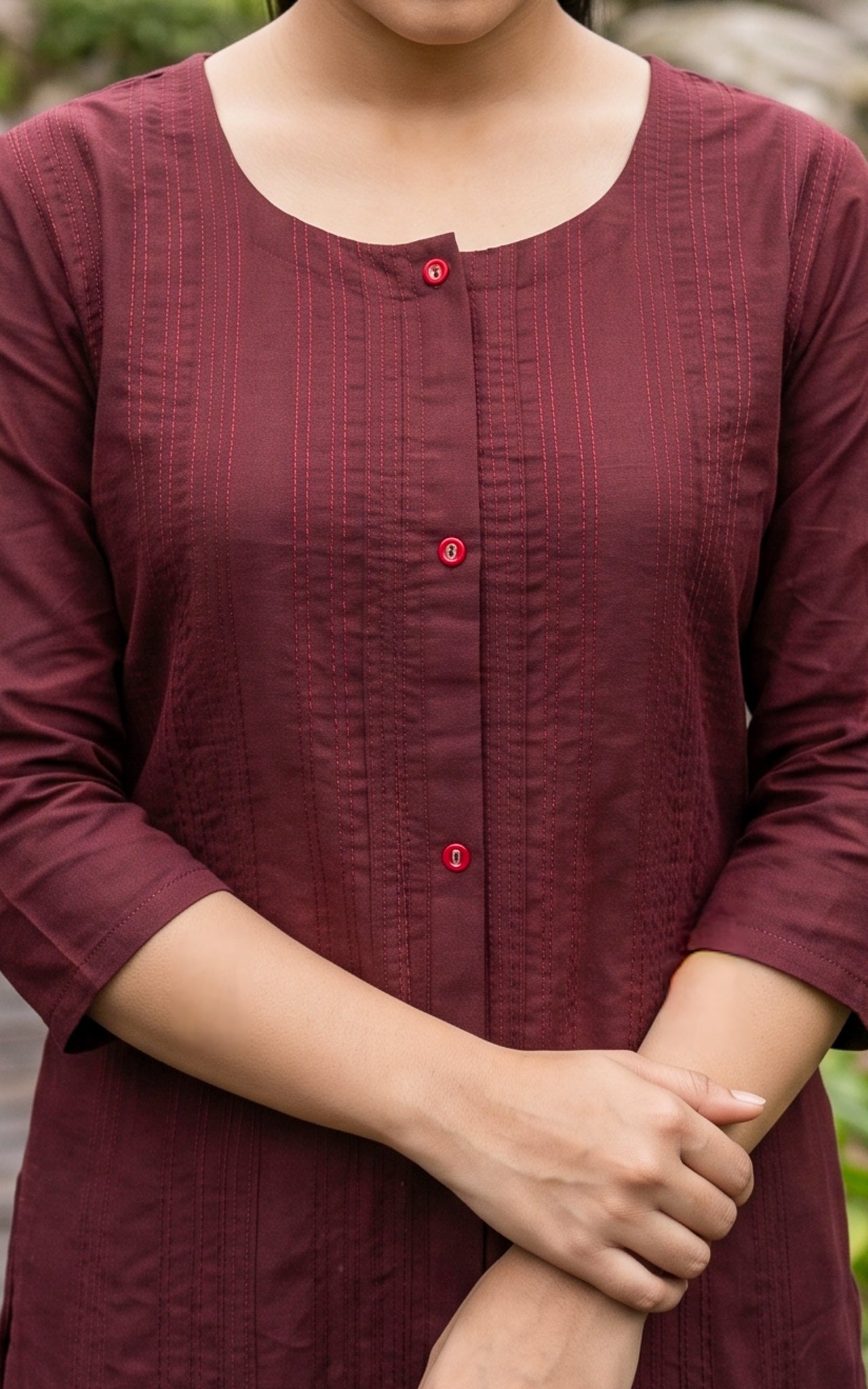Harshitha Dark Plum