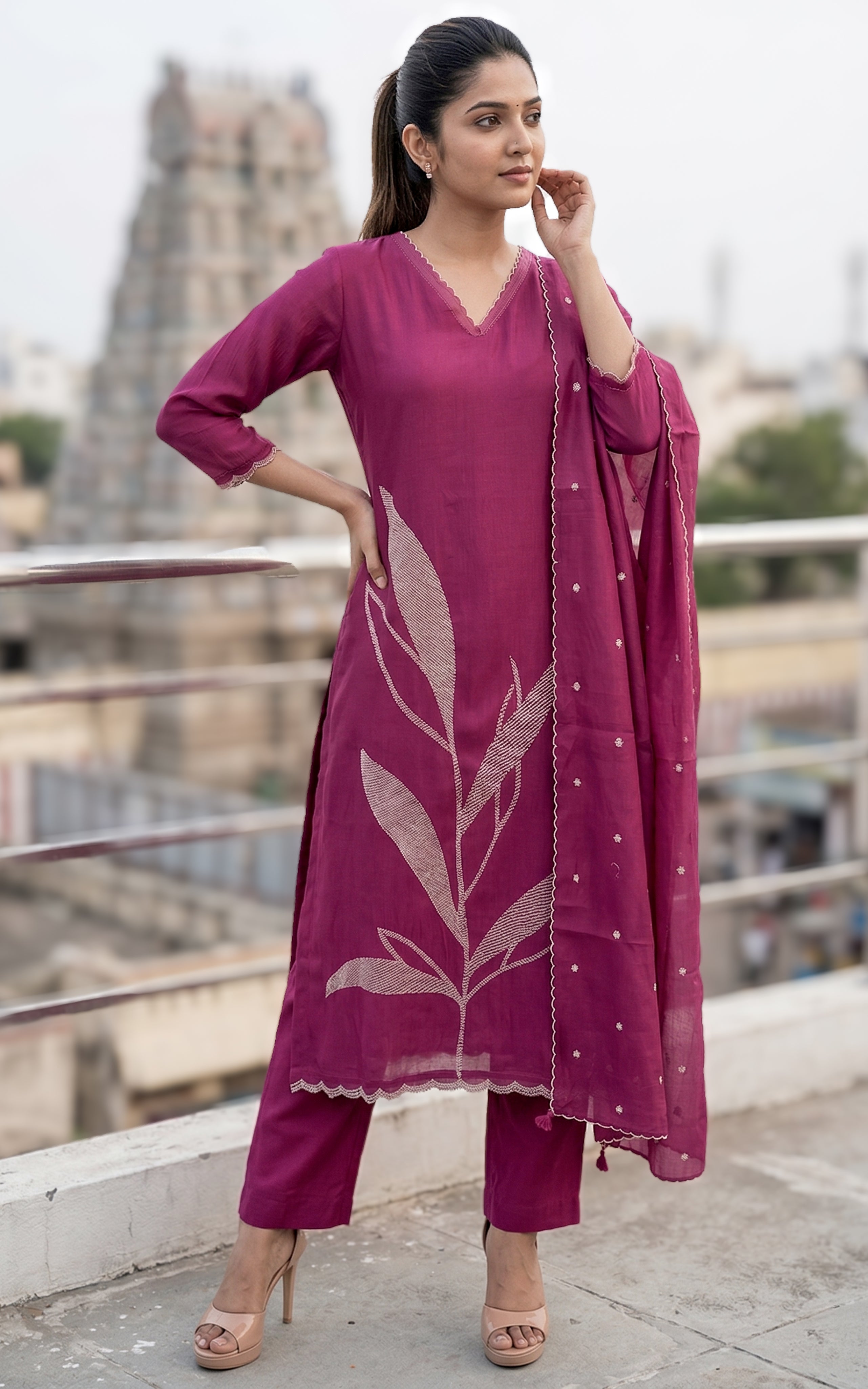 Jenifer (Kurti+Pant+Dupatta)
