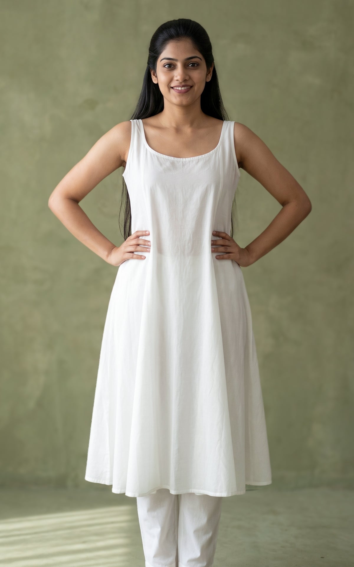 Cotton Aline Slip (inner) White