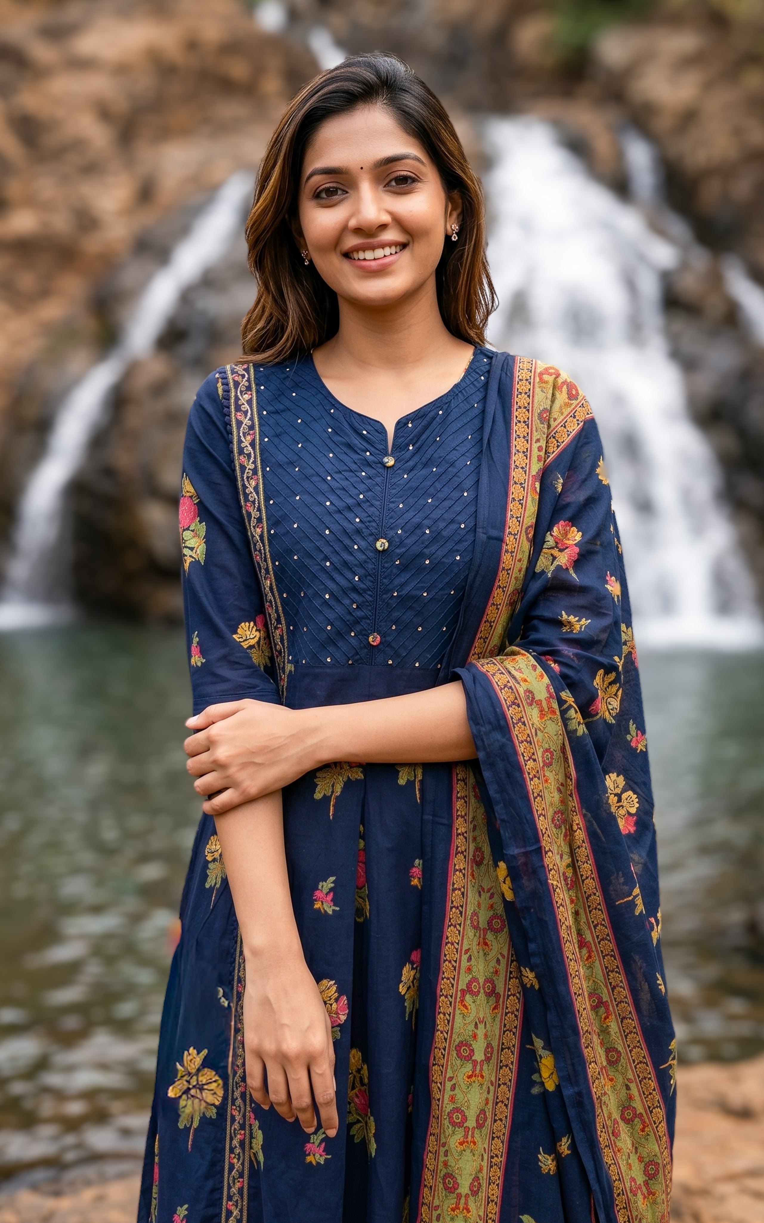 Ethnic cotton kurti set for women