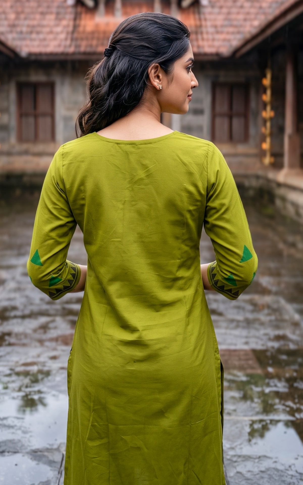 Dhanvitha Handblock (Kurti+Pant+Dupatta)