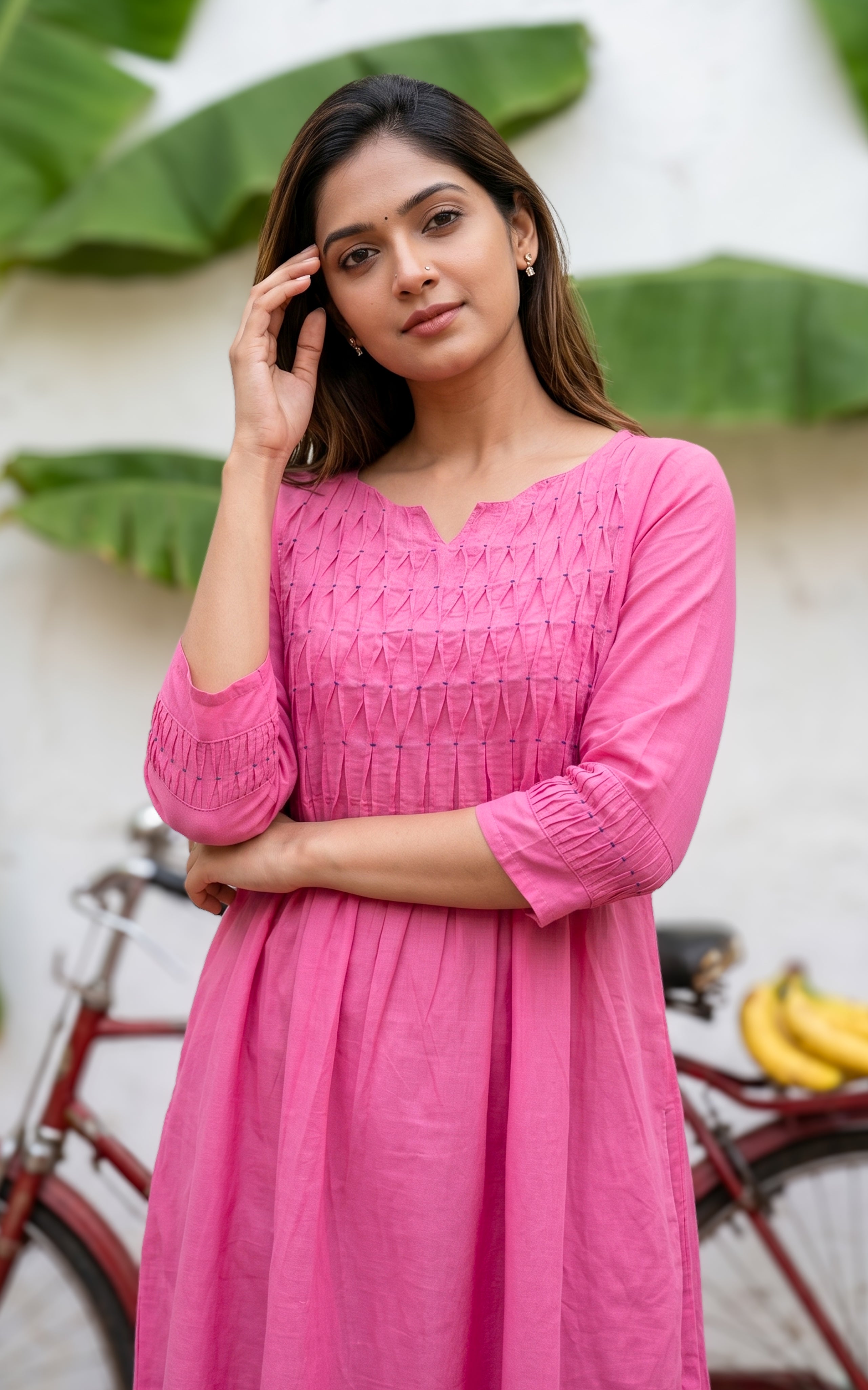 Comfortable Cotton Ethnic Kurti For Women