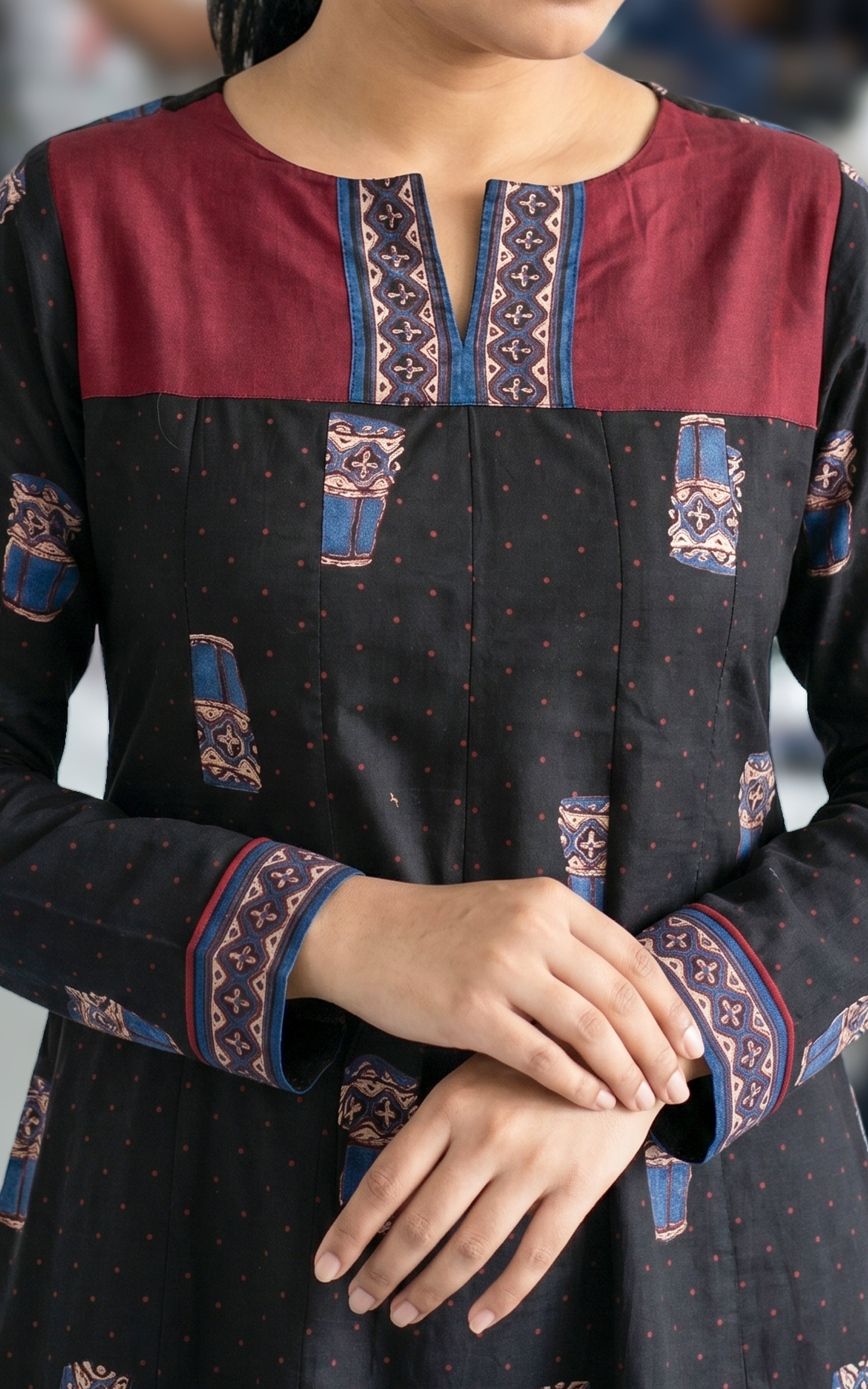 Tea Kadai B (Kurti+Dupatta)