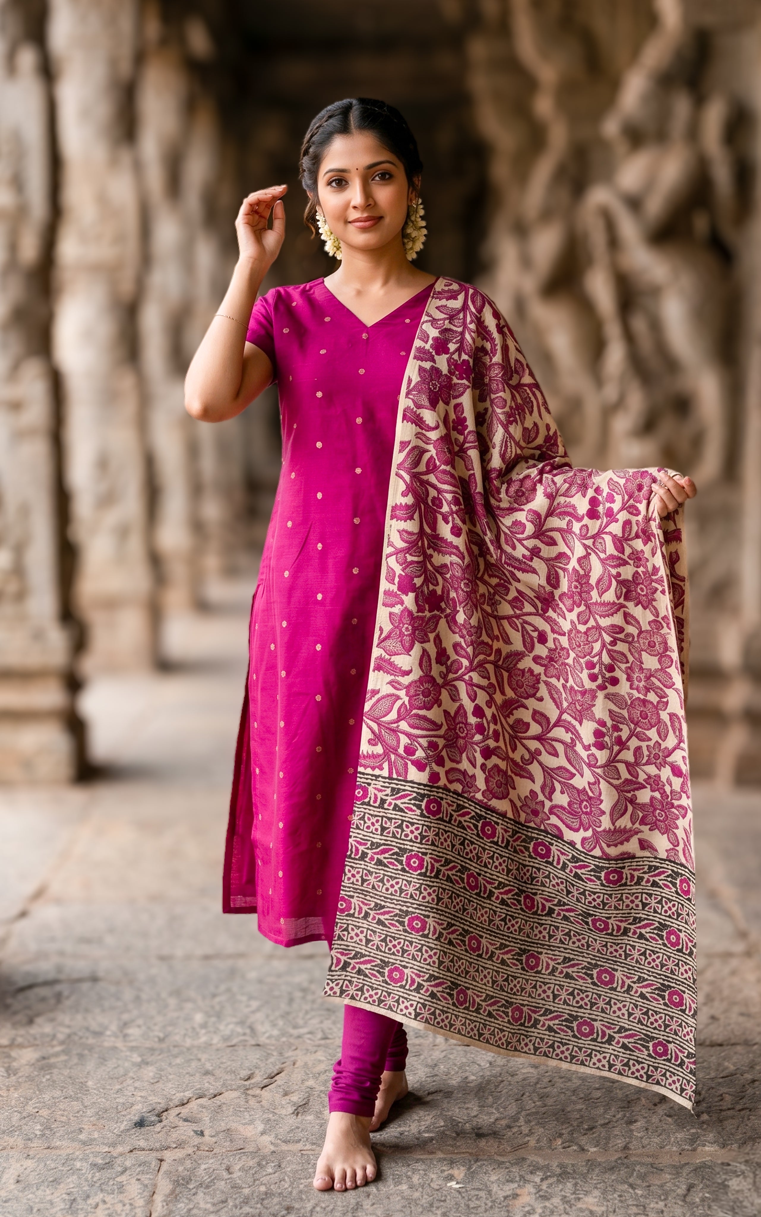 Sudarmozhi (Kurti+Dupatta)