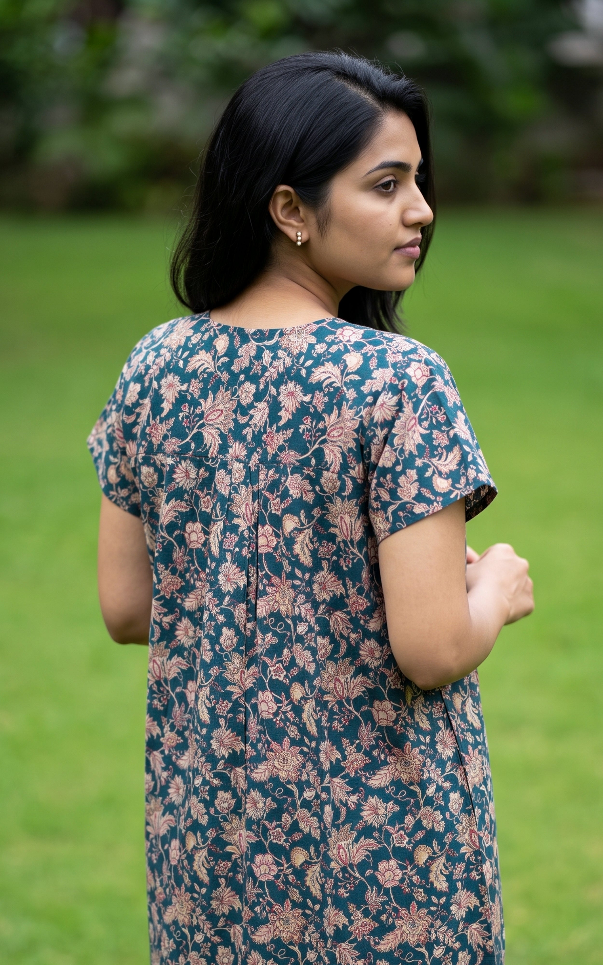 Cotton Straight Fit Nighty-164SS10A