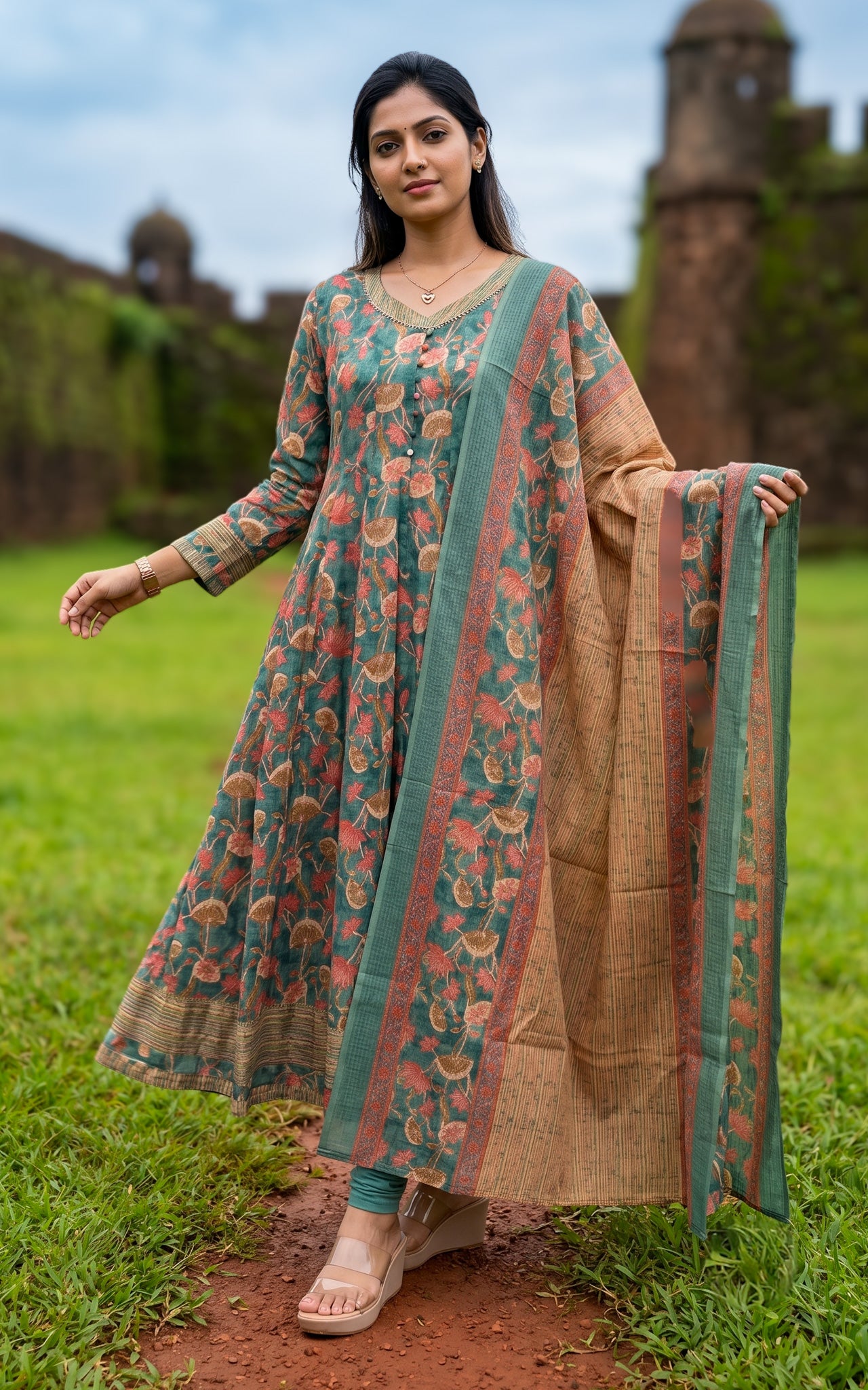 Riya B (Kurti+Dupatta)