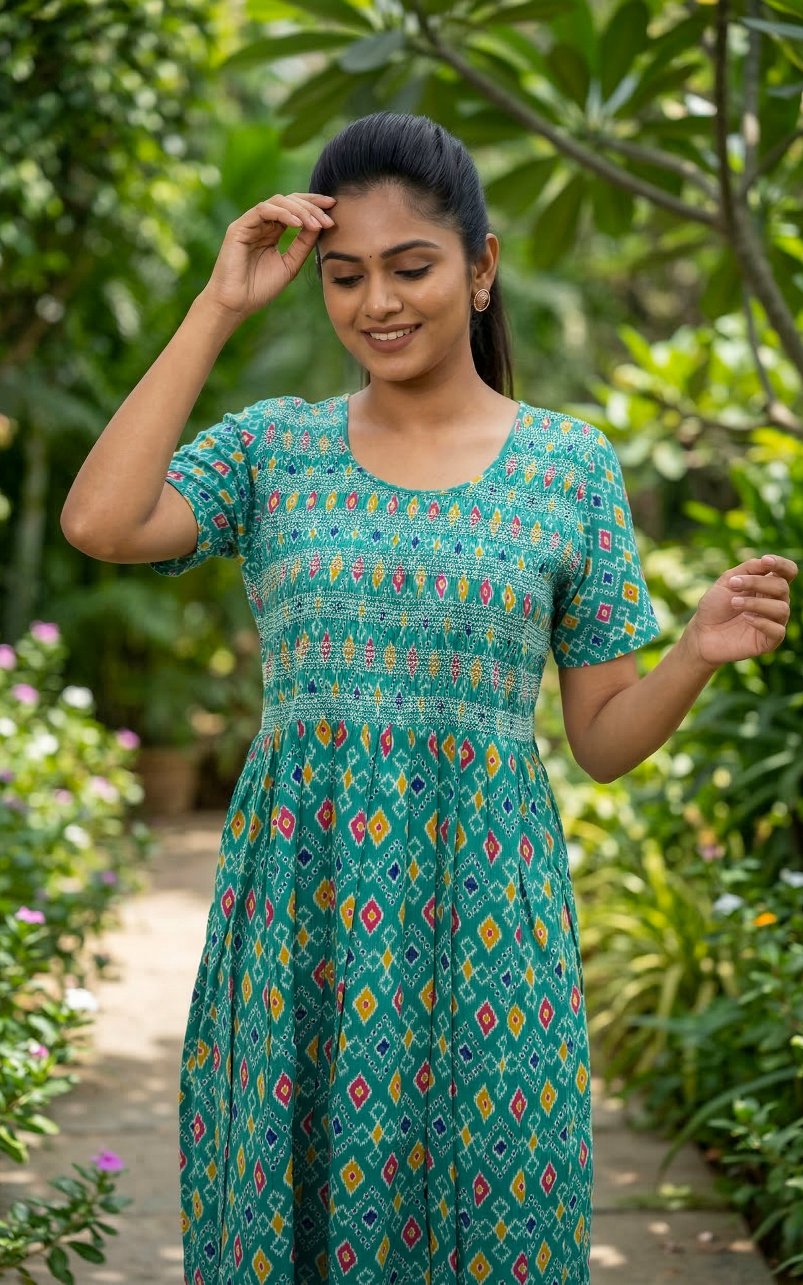 Cotton Straight Fit Nighty-159SS20B
