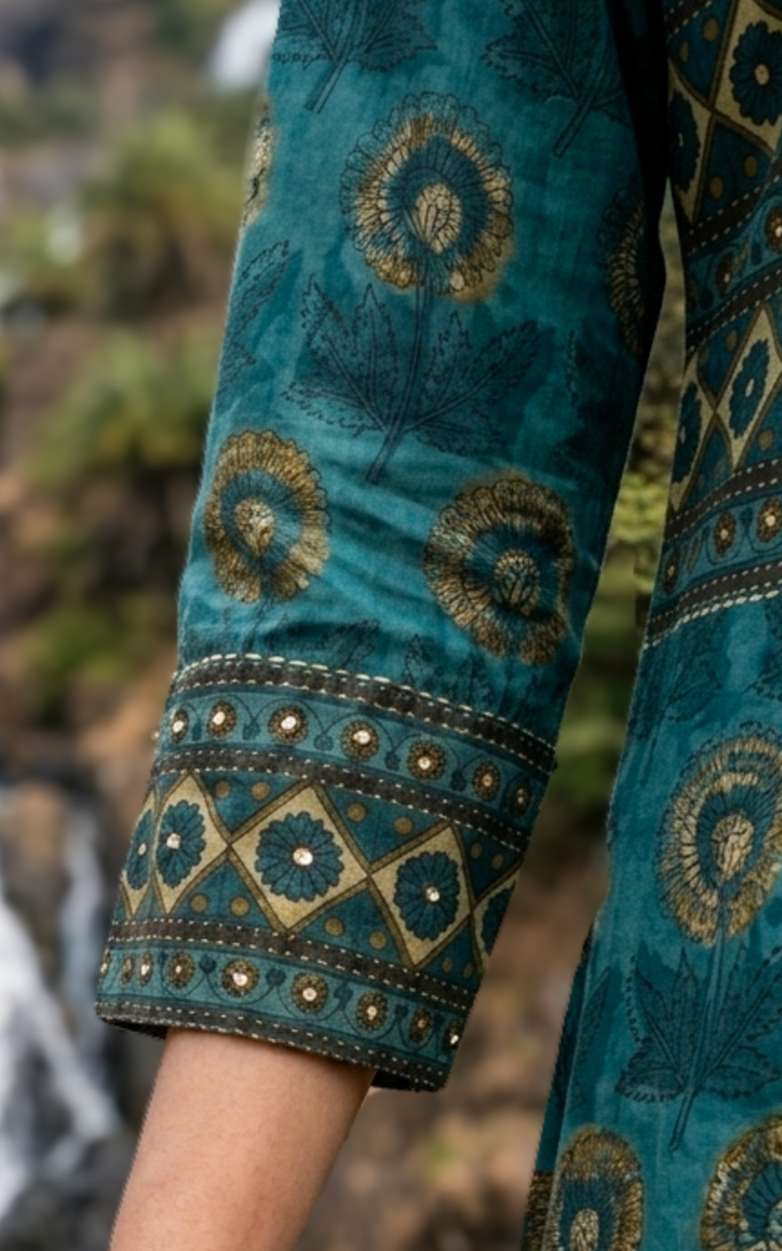 Cotton pant with adjustable rope and pocket for women
