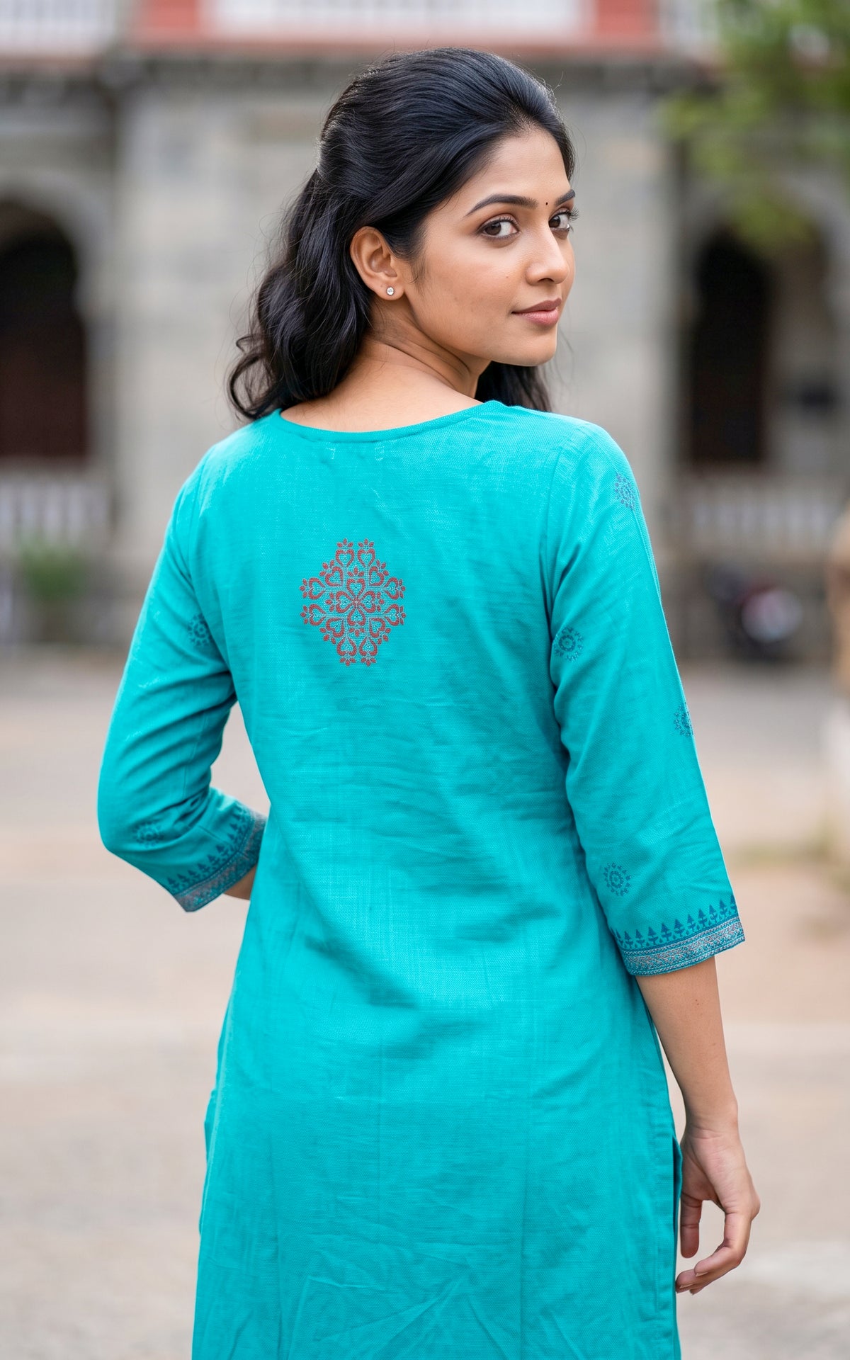 Mazhal Blue (Kurti+Pant)