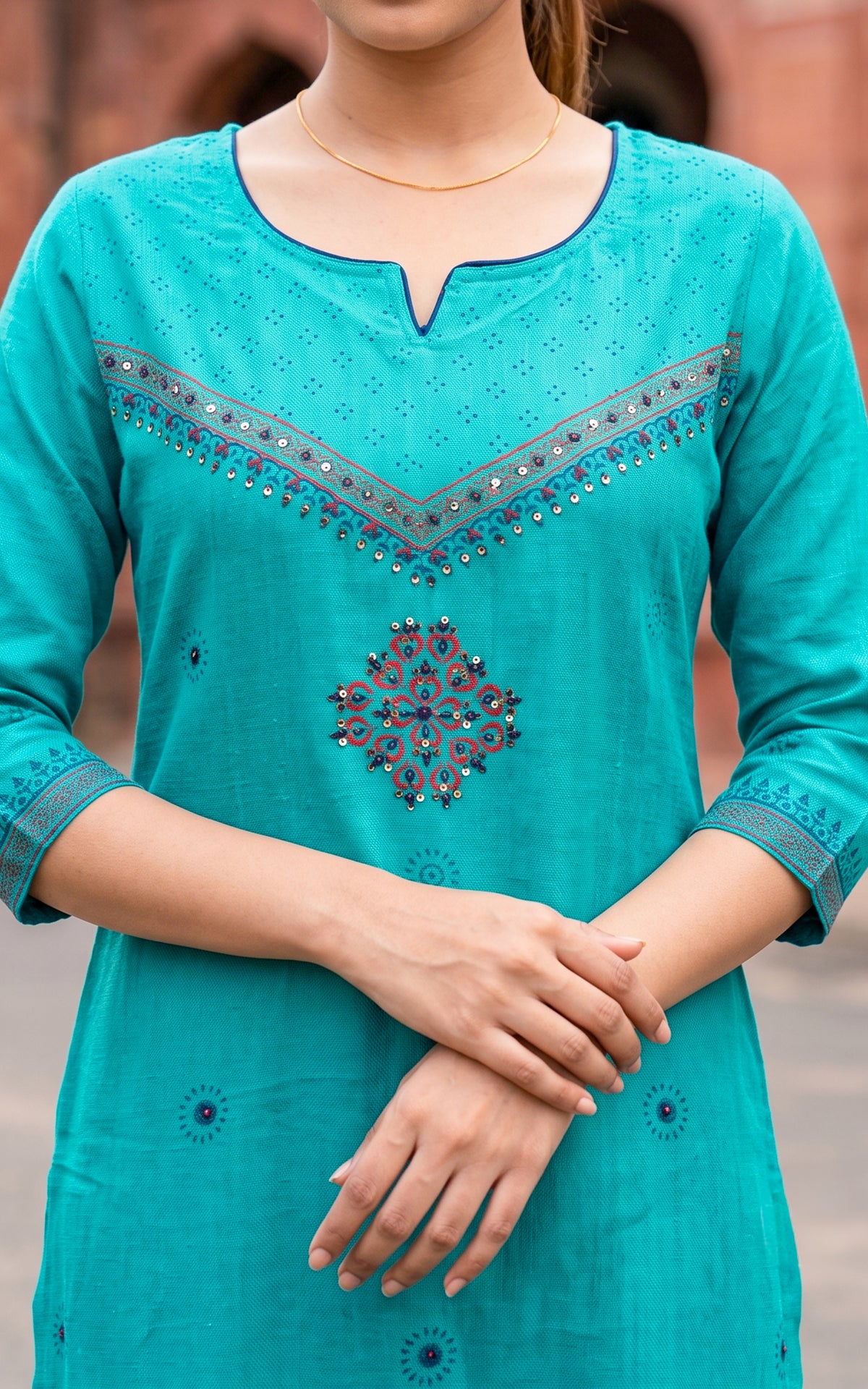 Mazhal Blue (Kurti+Pant)