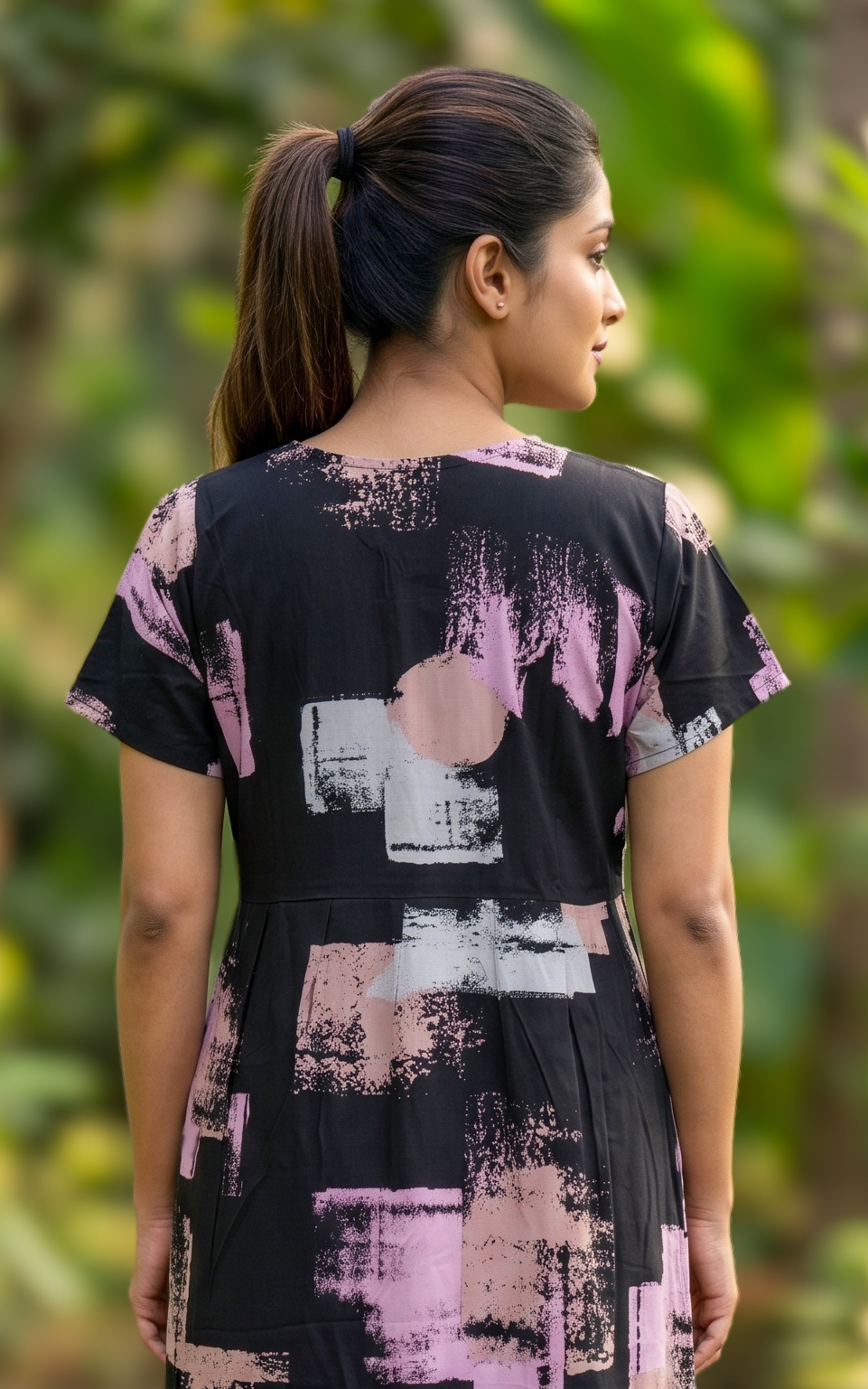 Cotton Straight Fit Nighty-160SS7
