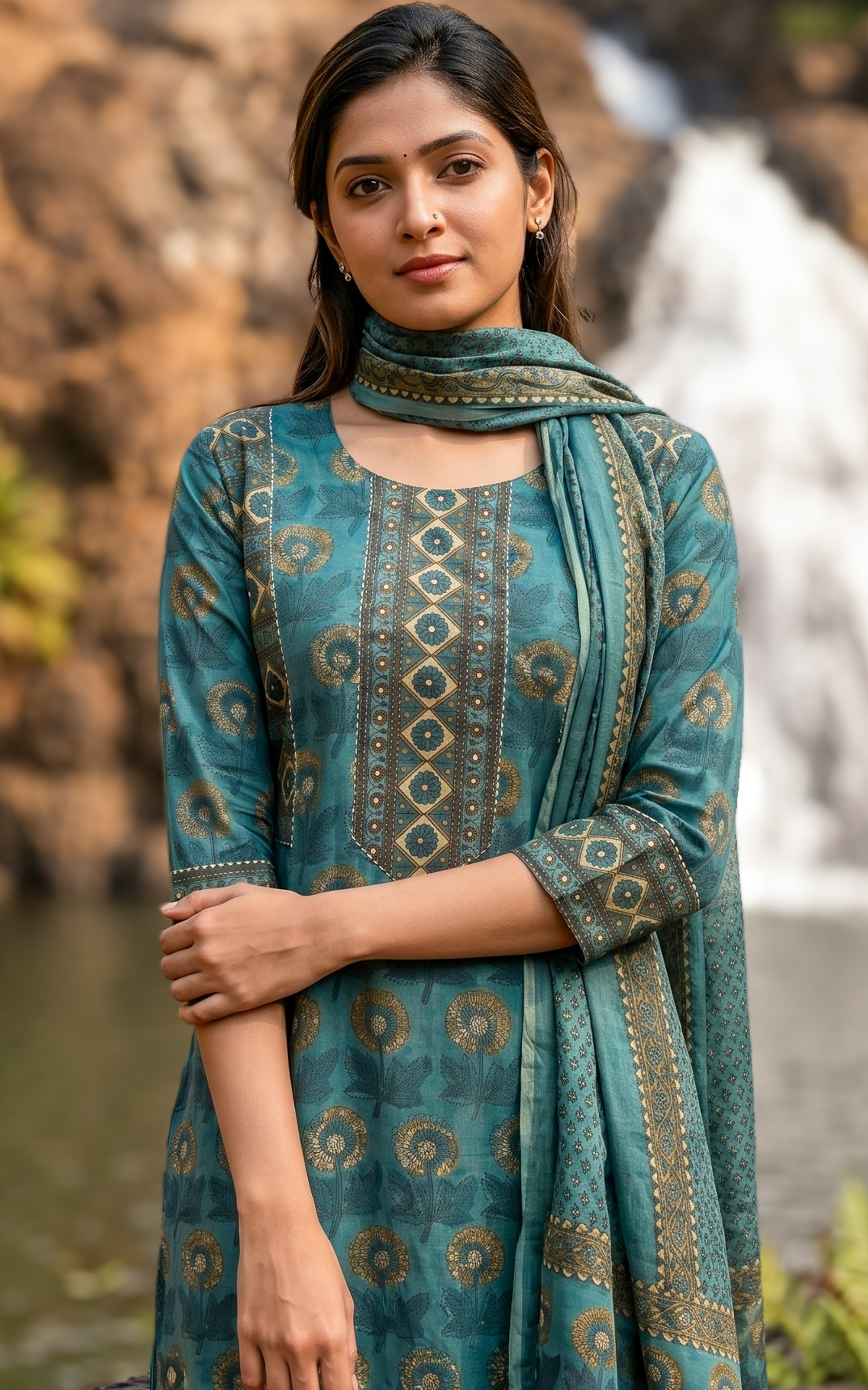 Comfortable cotton kurti set for women
