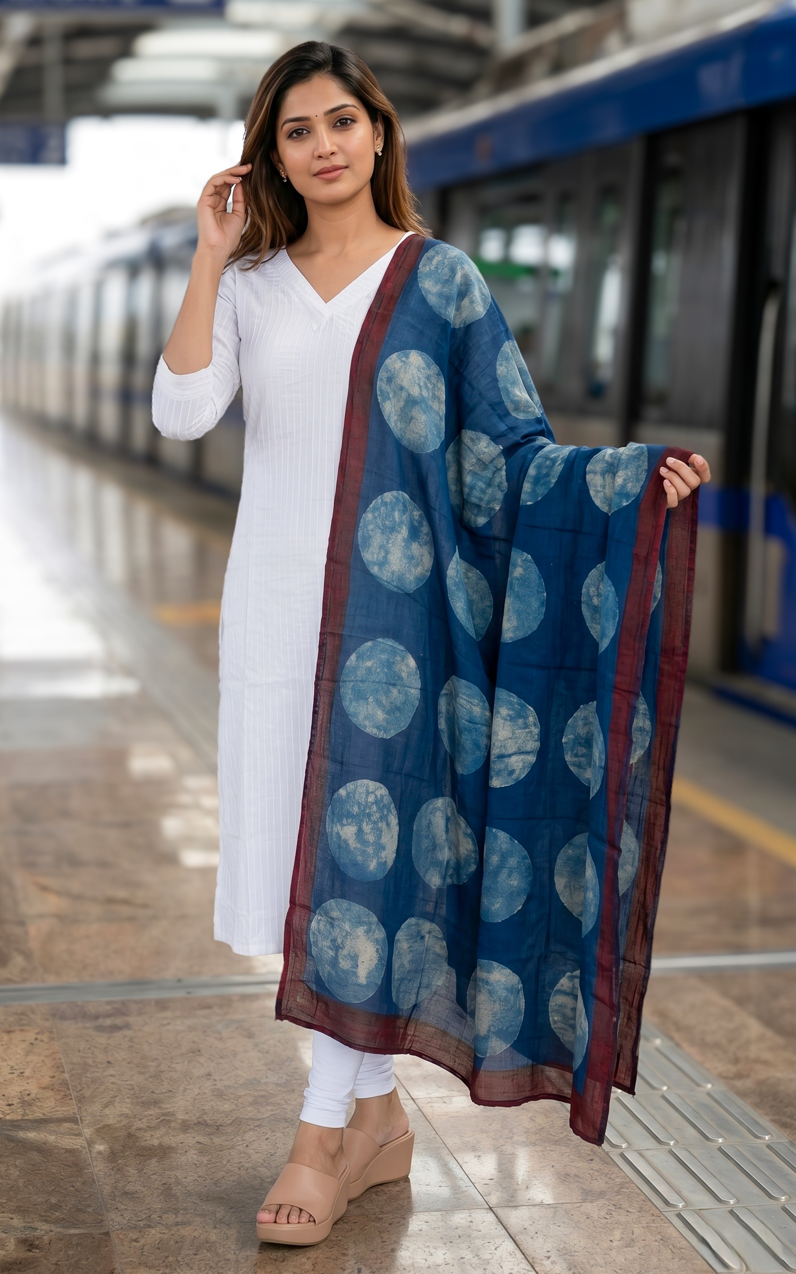 Venba A (Kurti+Dupatta)
